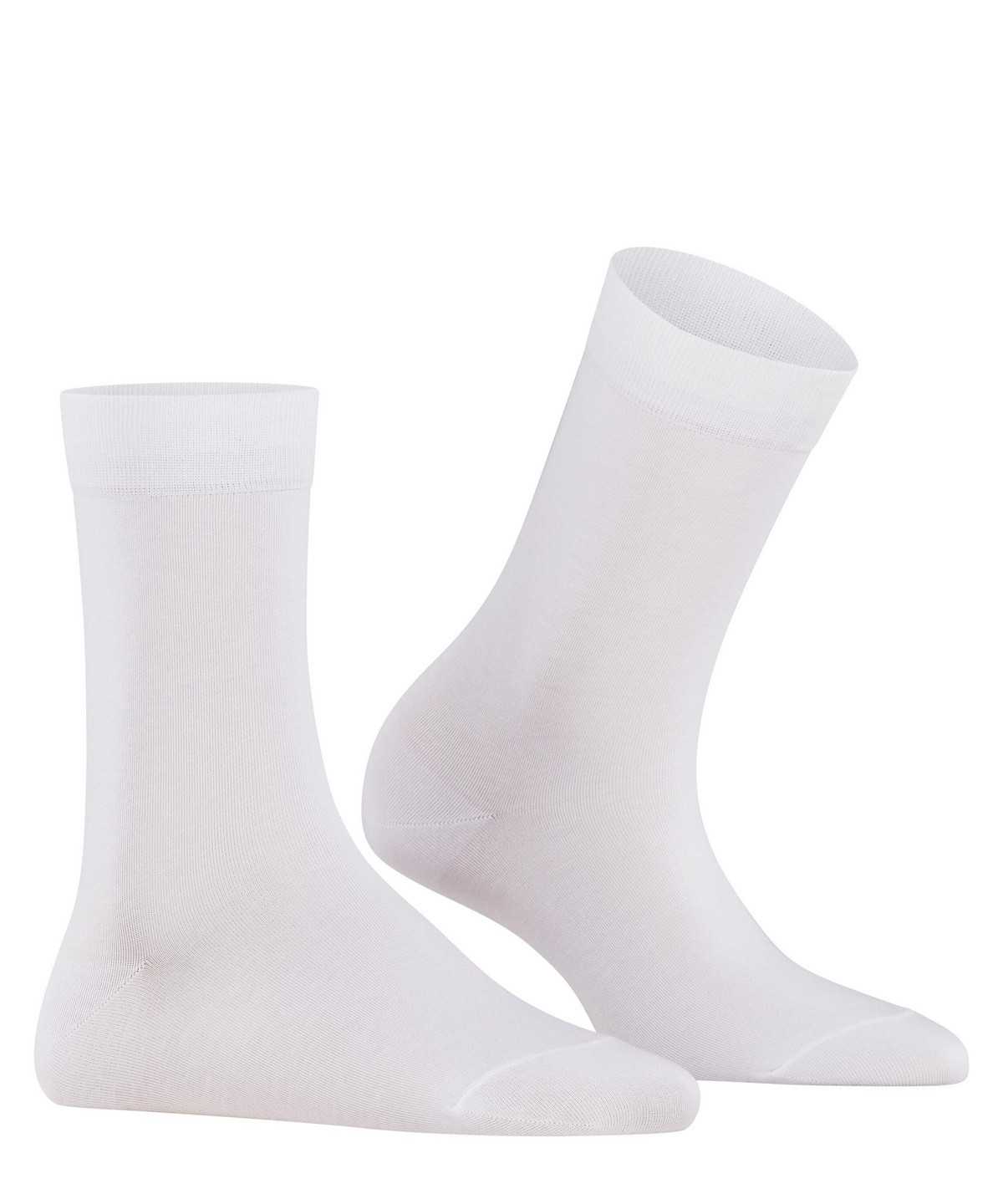 Calzini Donna Falke Cotton Touch Socks Bianche | COLW29651