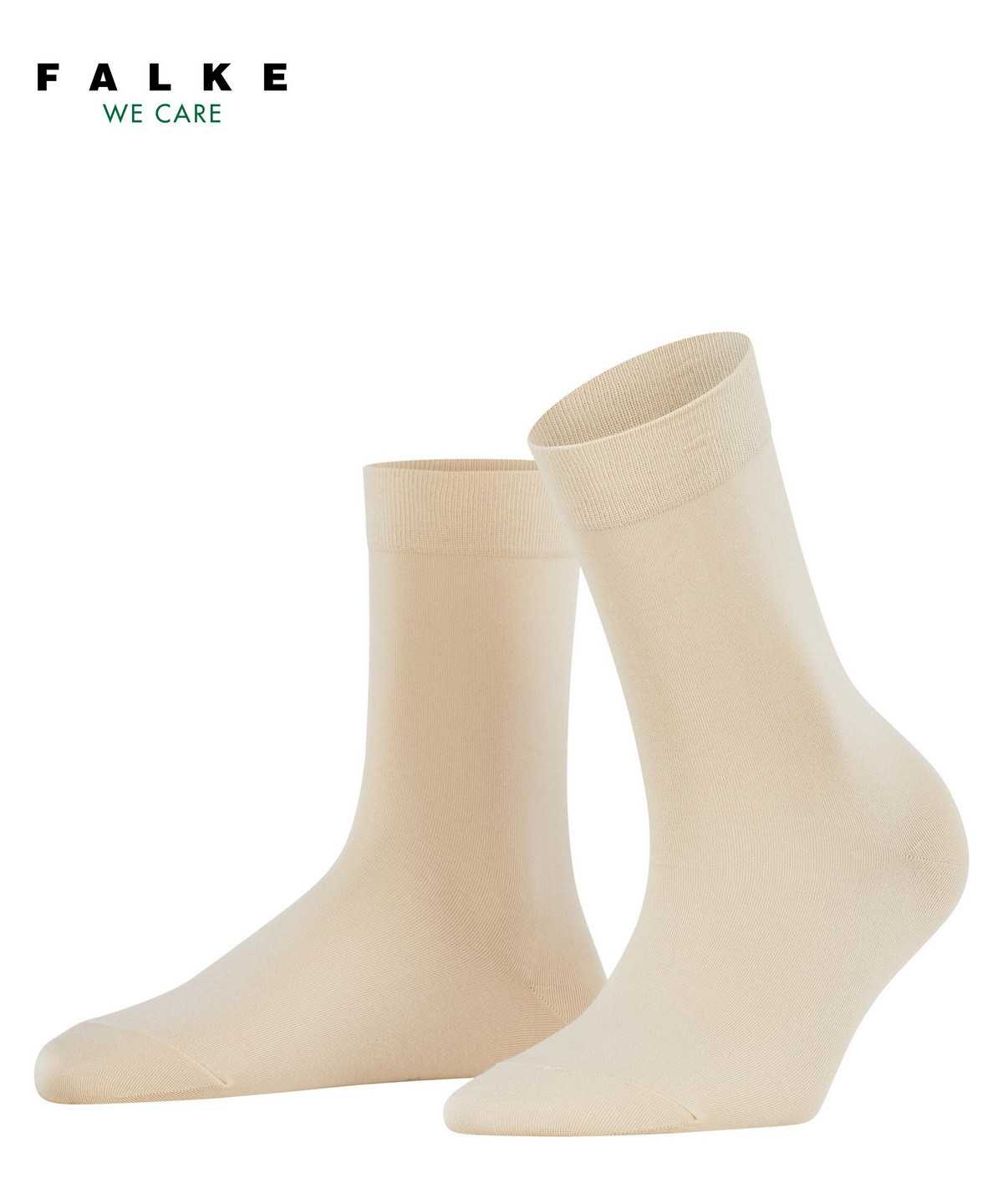 Calzini Donna Falke Cotton Touch Socks Beige | SWAC61704