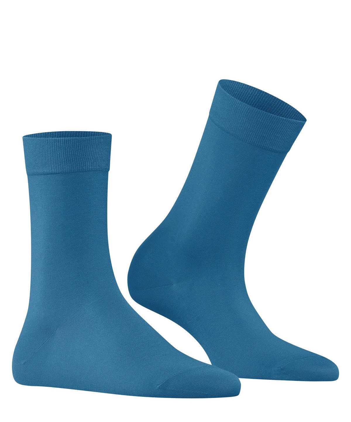 Calzini Donna Falke Cotton Touch Socks Blu | MYCU72509