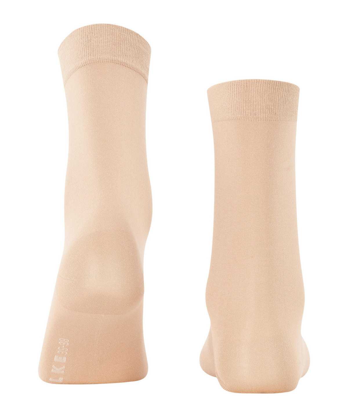 Calzini Donna Falke Cotton Touch Socks Beige | WUQX93640