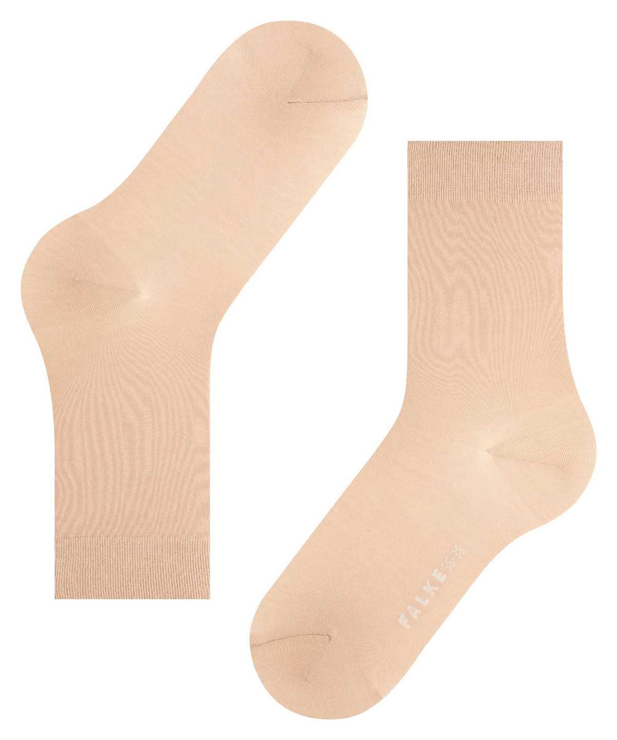 Calzini Donna Falke Cotton Touch Socks Beige | WUQX93640