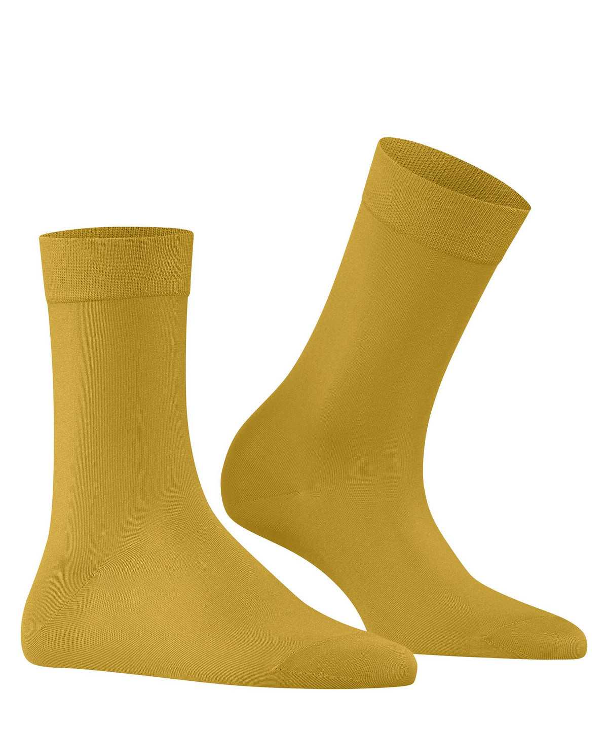 Calzini Donna Falke Cotton Touch Socks Gialle | KPXU75138