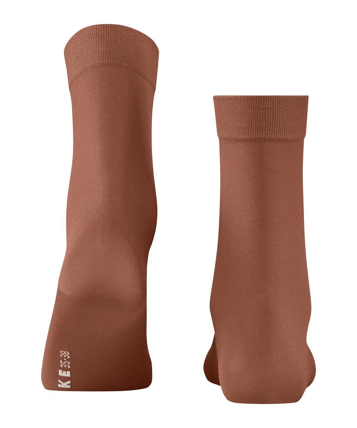 Calzini Donna Falke Cotton Touch Socks Marroni | DYAK80472