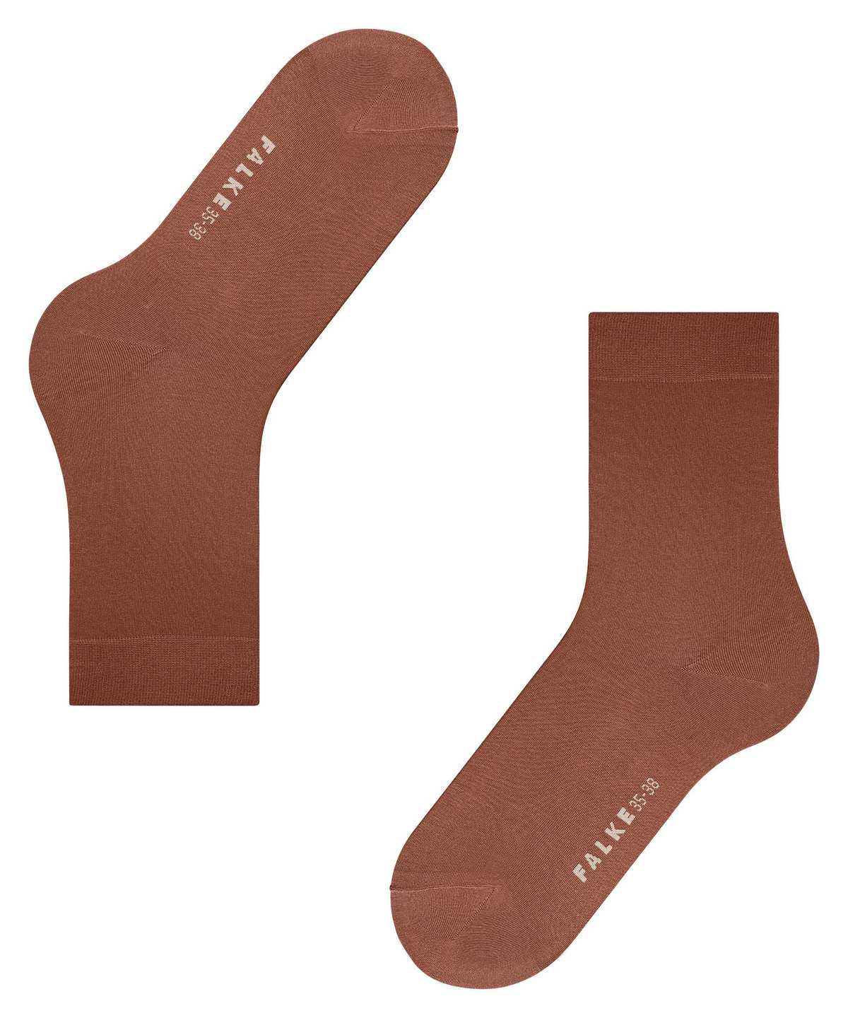 Calzini Donna Falke Cotton Touch Socks Marroni | DYAK80472