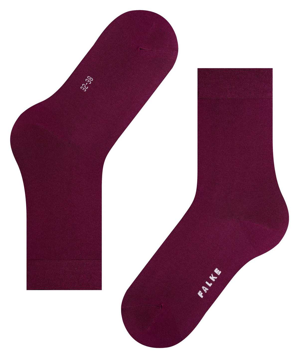 Calzini Donna Falke Cotton Touch Socks Rosse | MDJG61432