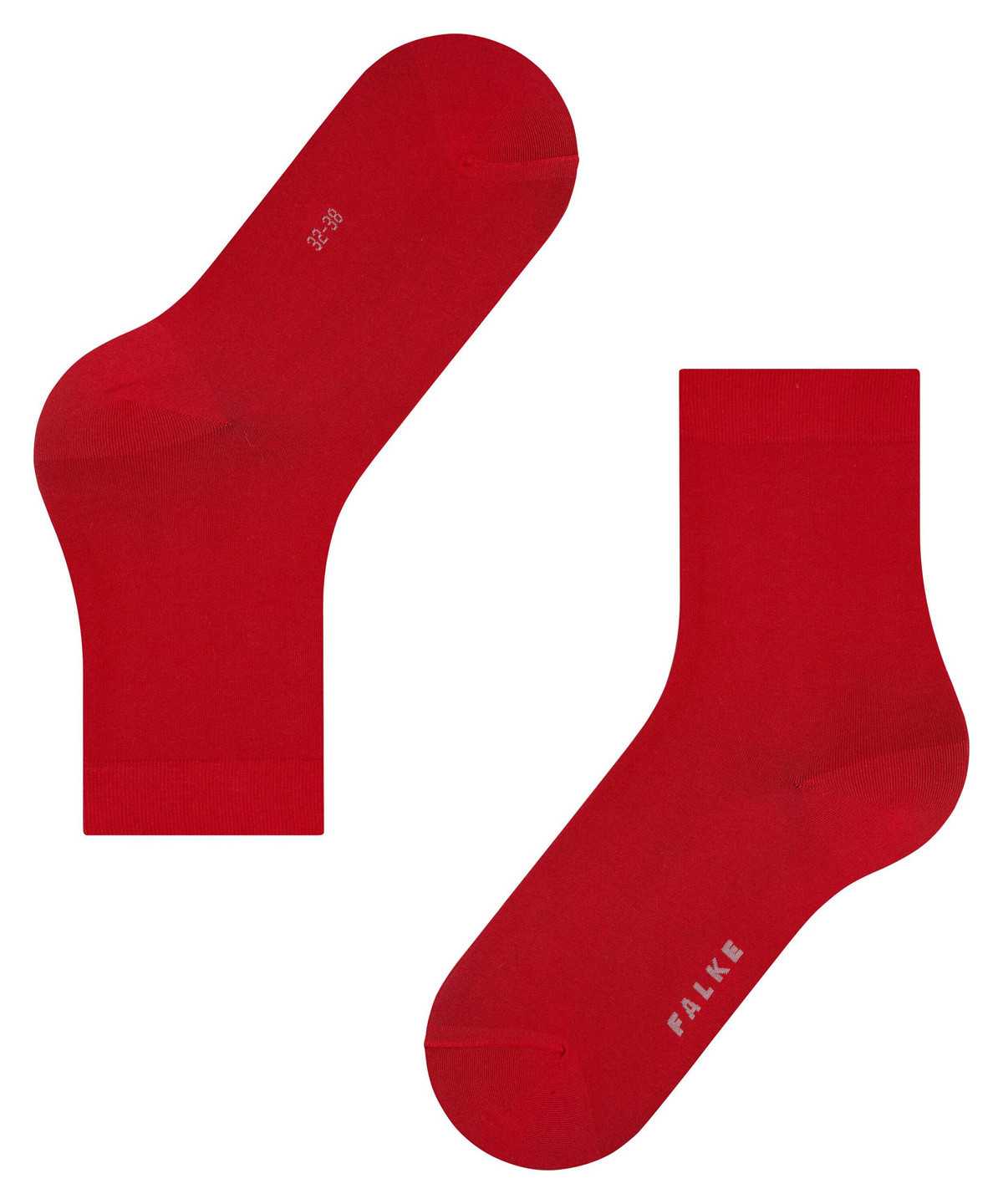 Calzini Donna Falke Cotton Touch Socks Rosse | JERC80659