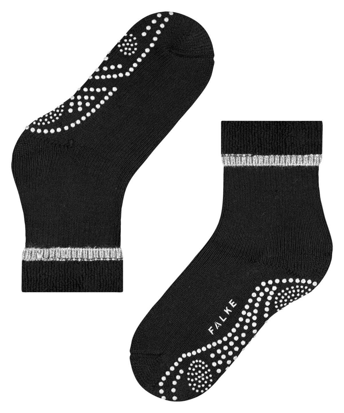 Calzini Donna Falke Cuddle Pads House socks Nere | GTQA82519