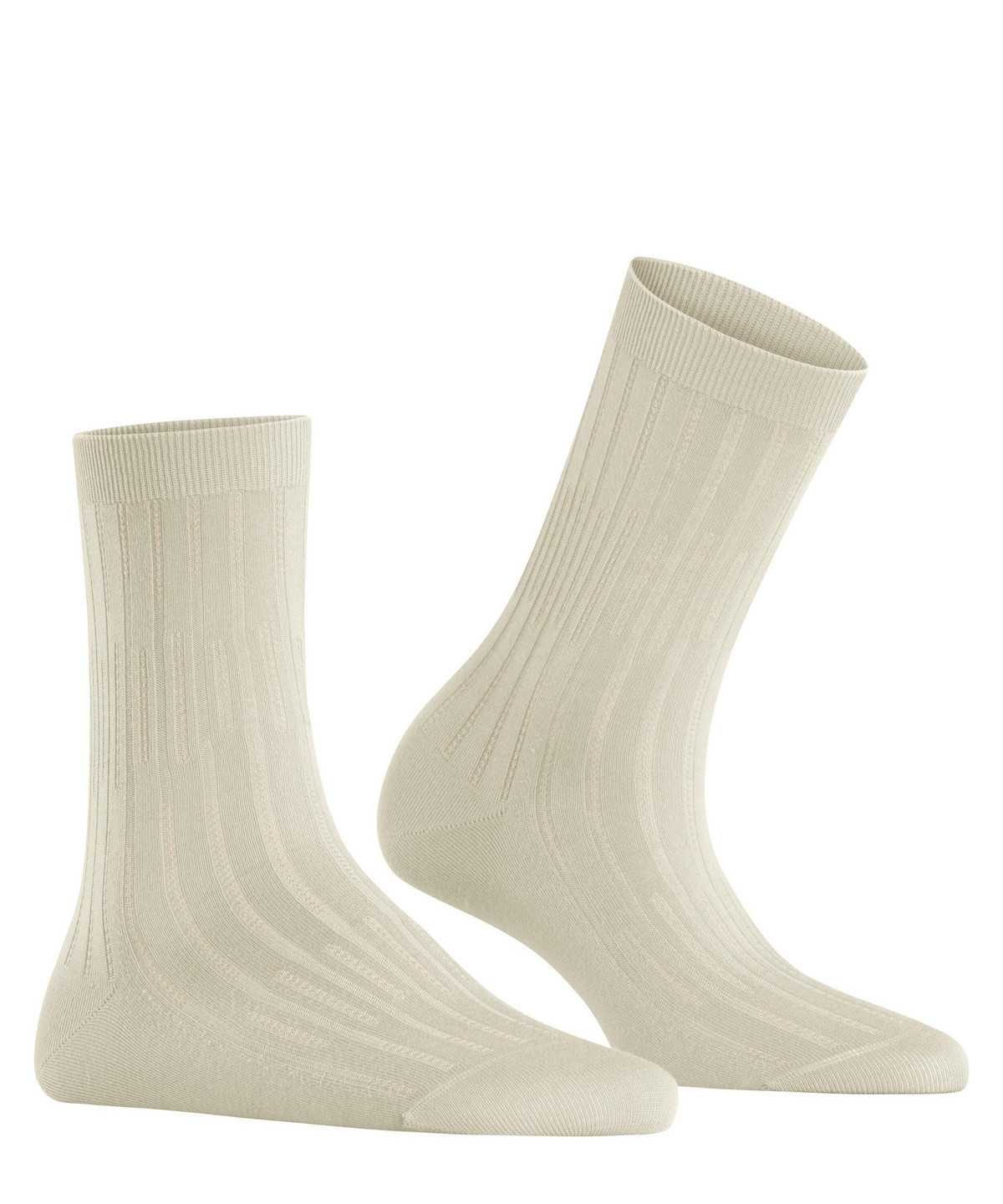 Calzini Donna Falke Dash Rib Socks Beige | LOKE92086