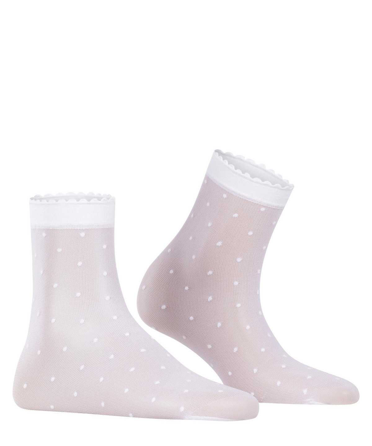 Calzini Donna Falke Dot 15 DEN Ankle socks Bianche | JTFN35619