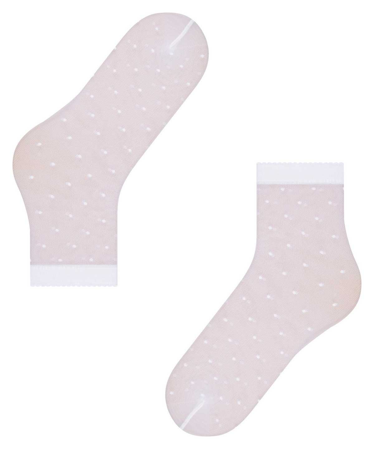 Calzini Donna Falke Dot 15 DEN Ankle socks Bianche | JTFN35619