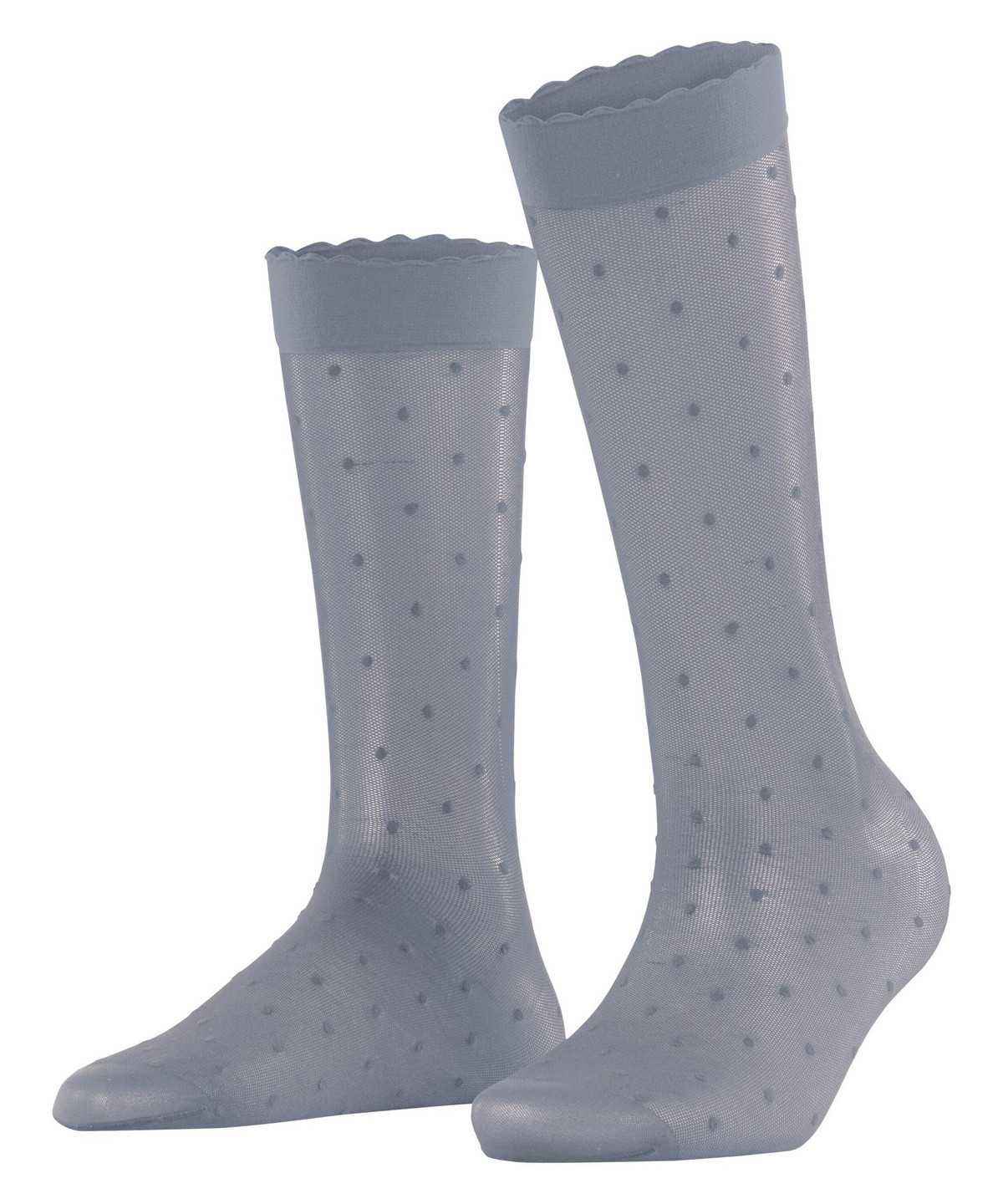 Calzini Donna Falke Dot 15 DEN Knee-high Socks Grigie | SLEI31408