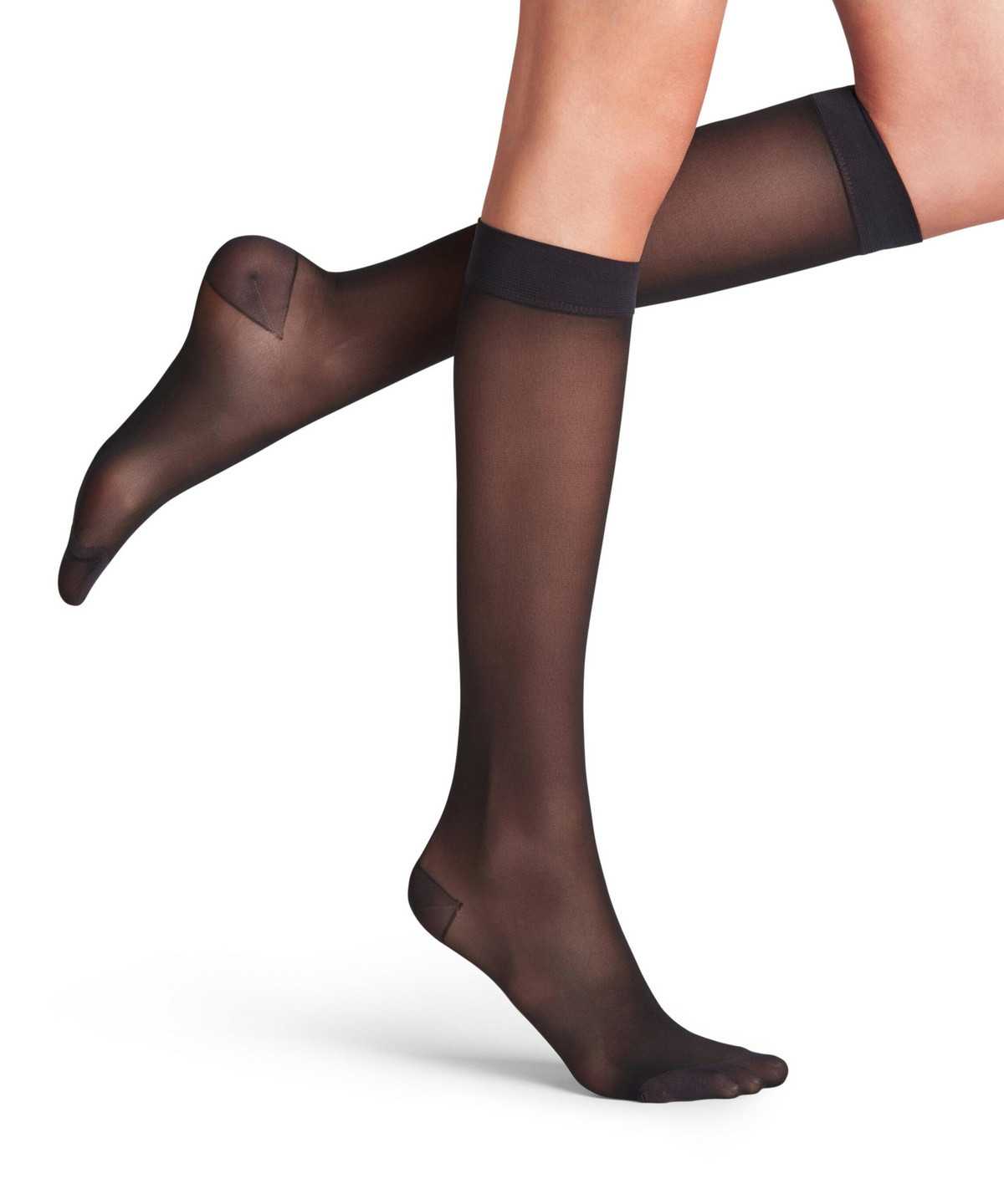 Calzini Donna Falke Energize 30 DEN Knee-high Socks Nere | CISD94150