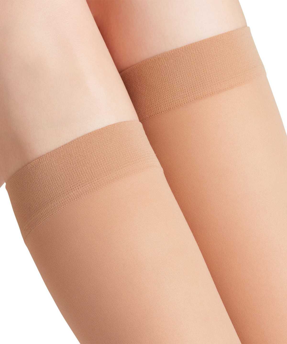 Calzini Donna Falke Energize 30 DEN Knee-high Socks Beige | CSKG47319