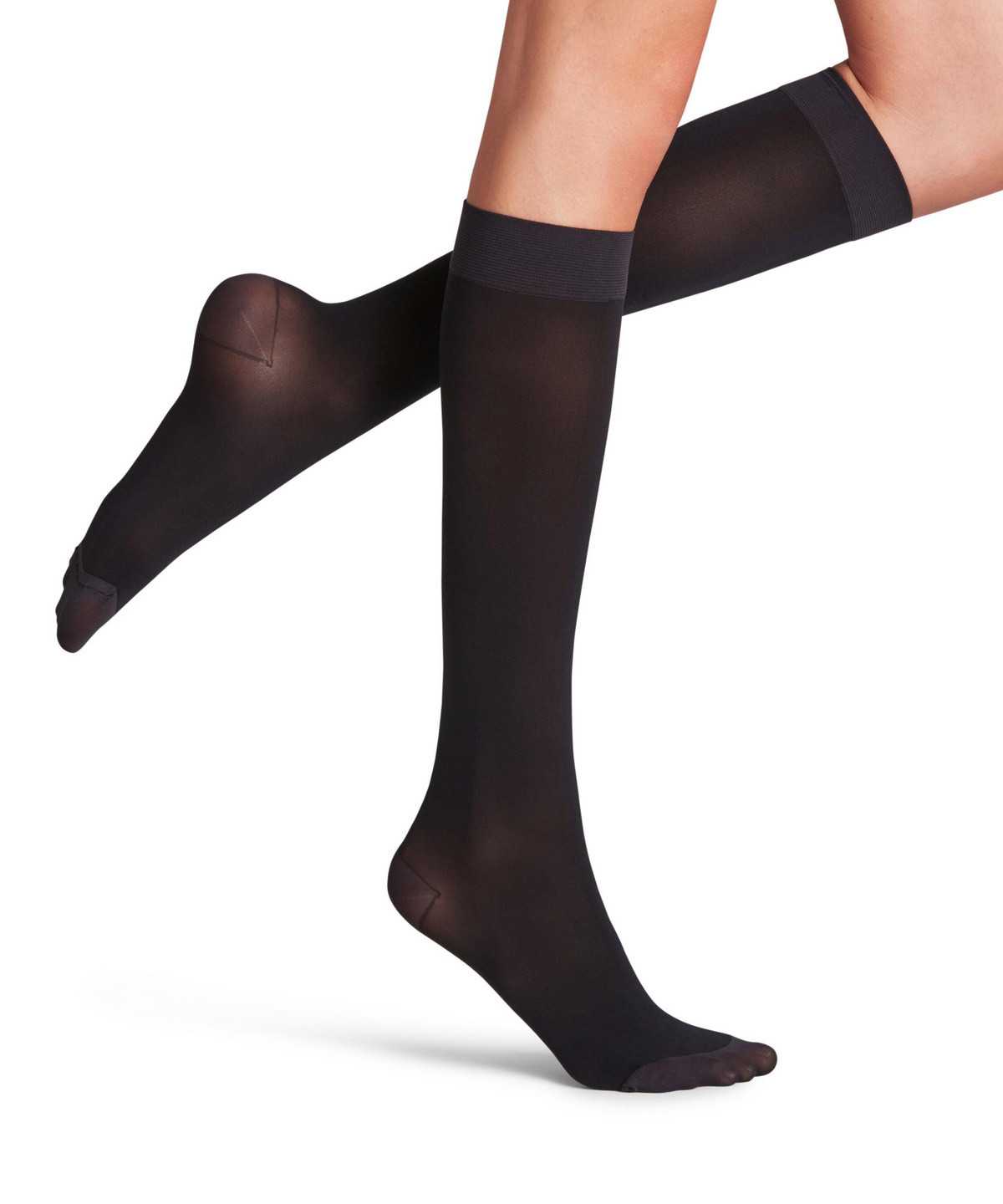 Calzini Donna Falke Energize 50 DEN Knee-high Socks Nere | VBRK79206