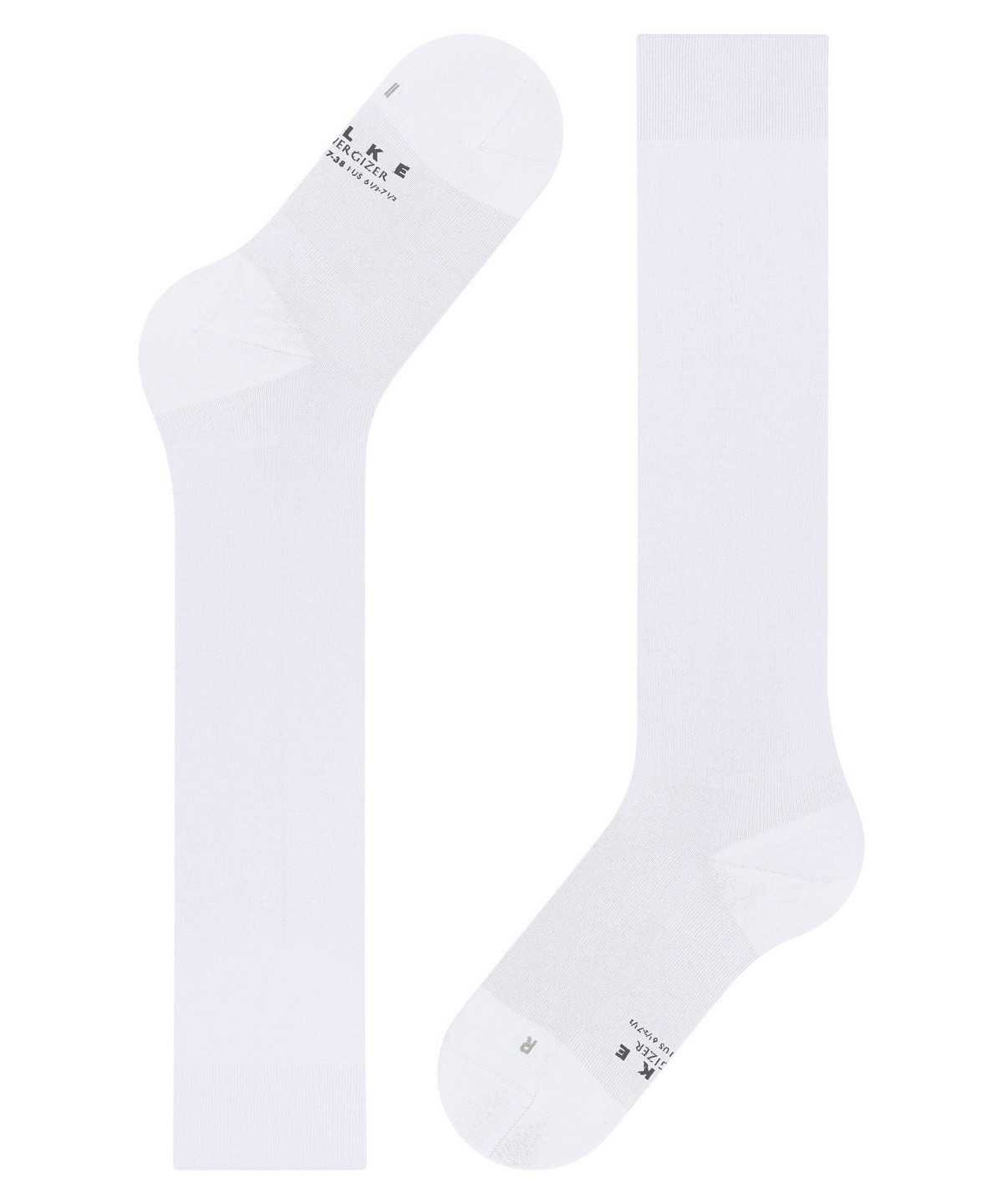 Calzini Donna Falke Energizer Knee-high Socks Bianche | EVGH54762