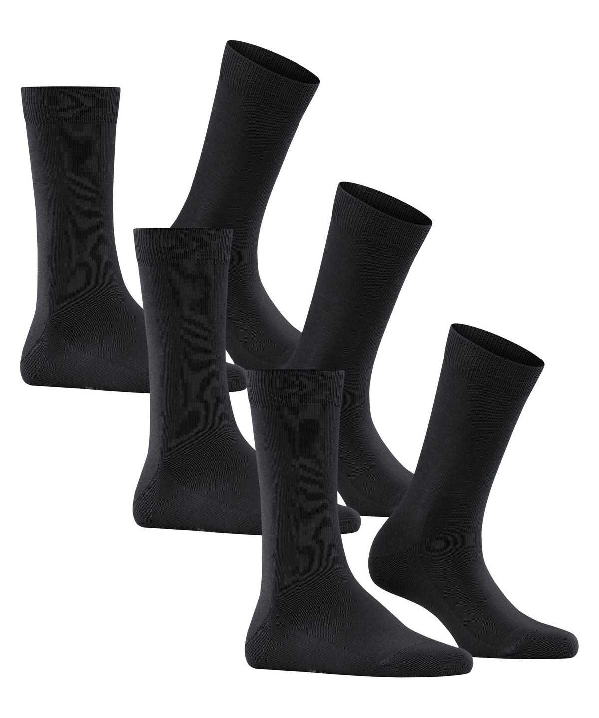 Calzini Donna Falke Family 3-Pack Socks Nere | JDXZ61943