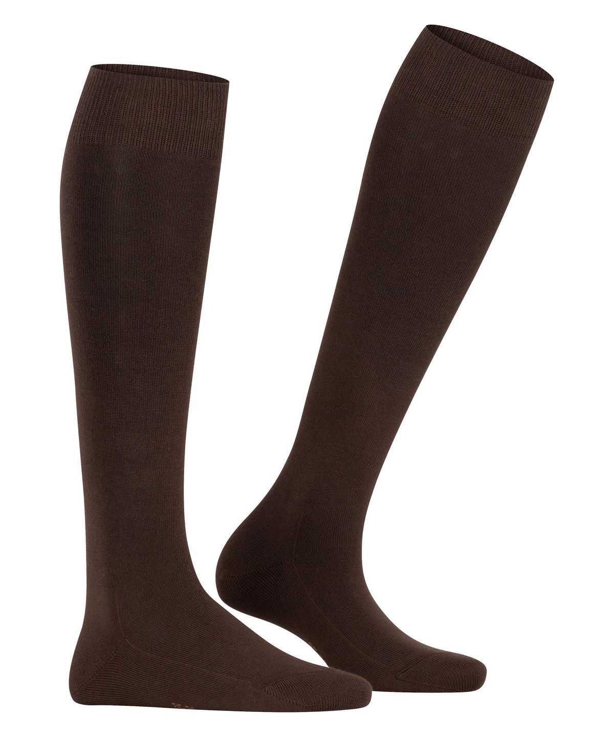 Calzini Donna Falke Family Knee-high Socks Marroni | BRGF41896