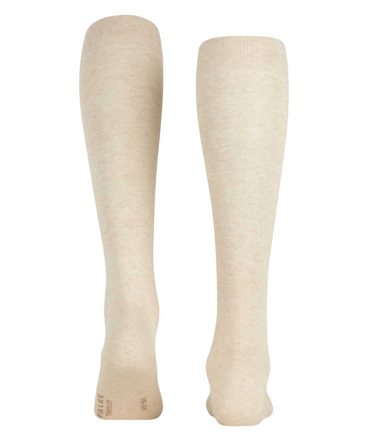 Calzini Donna Falke Family Knee-high Socks Beige | IEWB68147