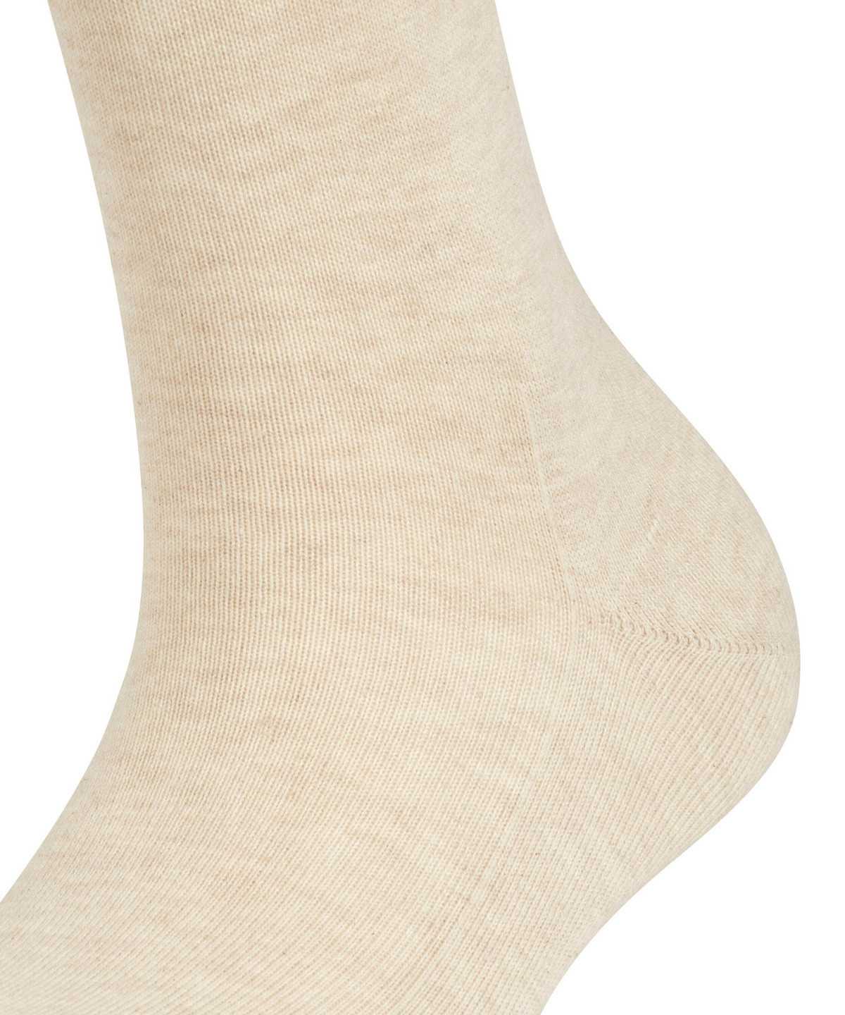 Calzini Donna Falke Family Knee-high Socks Beige | IEWB68147