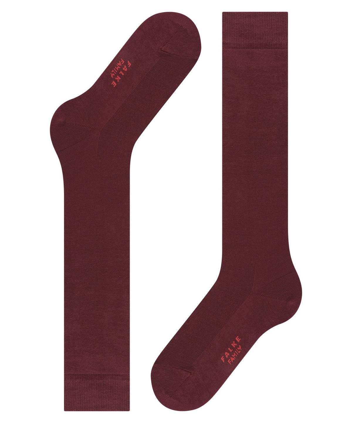 Calzini Donna Falke Family Knee-high Socks Rosse | WOIT21084