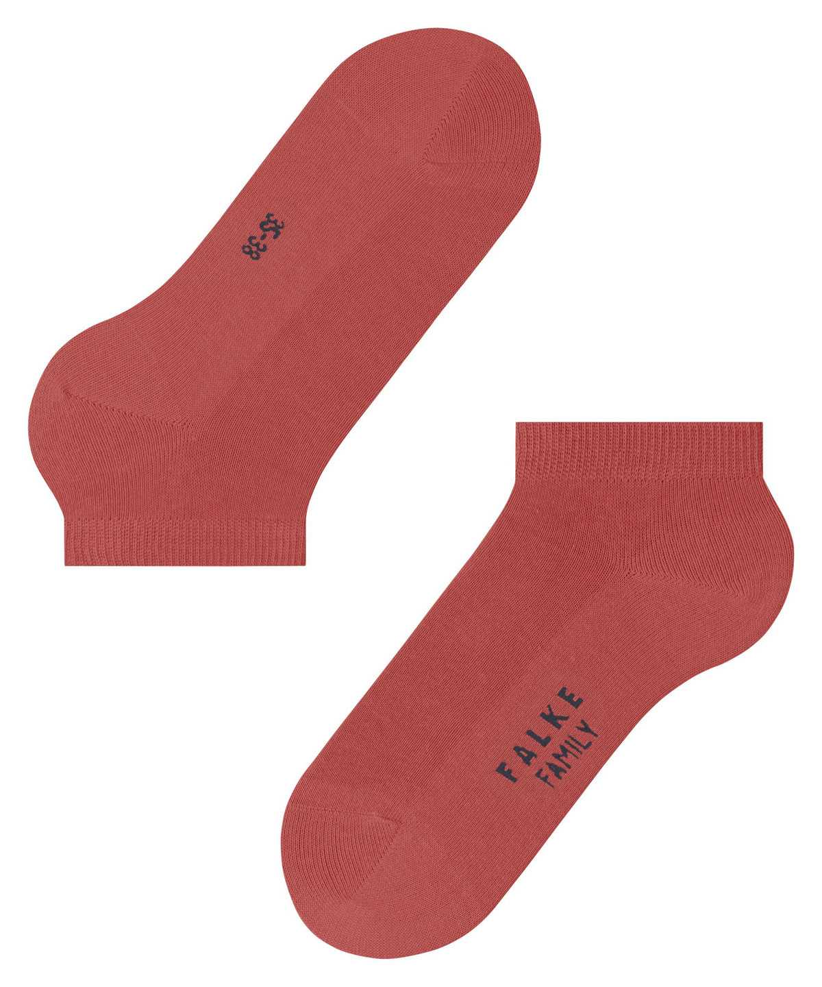 Calzini Donna Falke Family Sneaker socks Rosse | TIUA86315