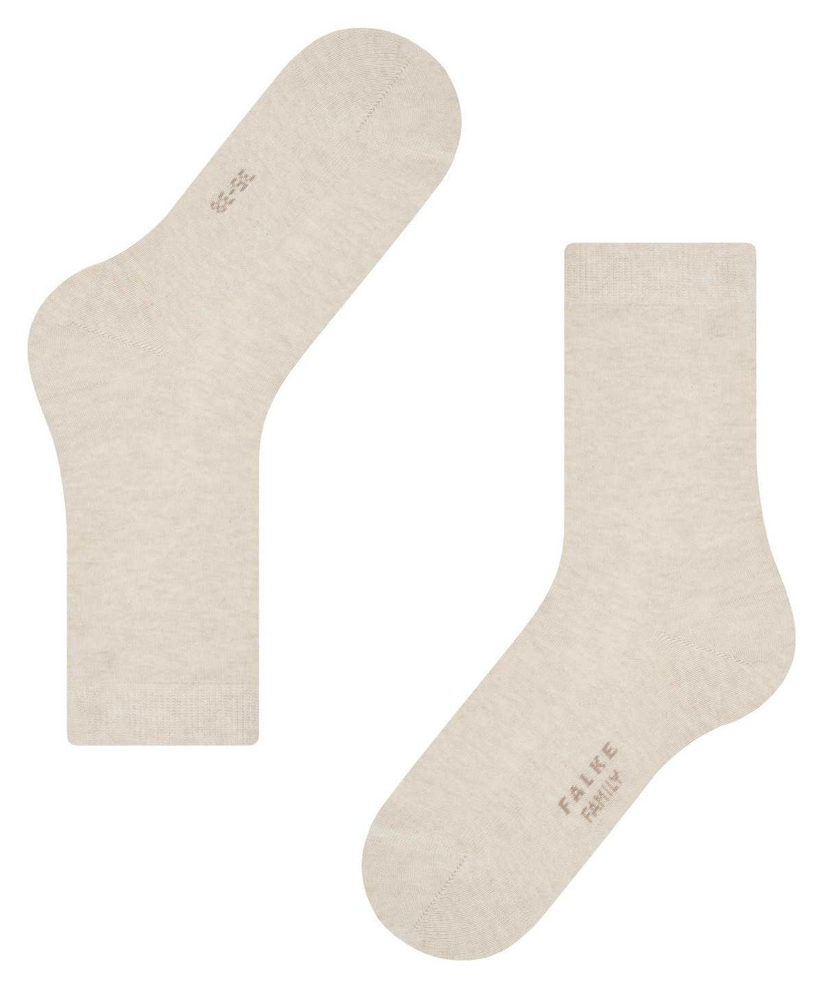 Calzini Donna Falke Family Socks Beige | EXOZ28164