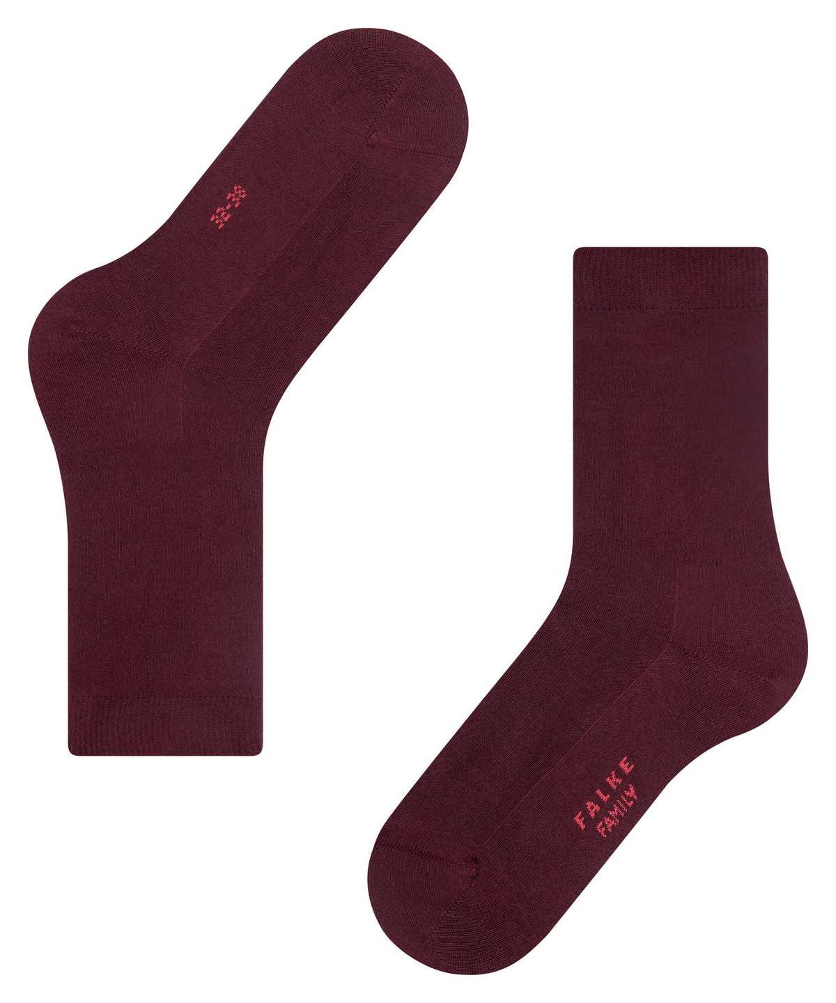 Calzini Donna Falke Family Socks Rosse | XBHU38495