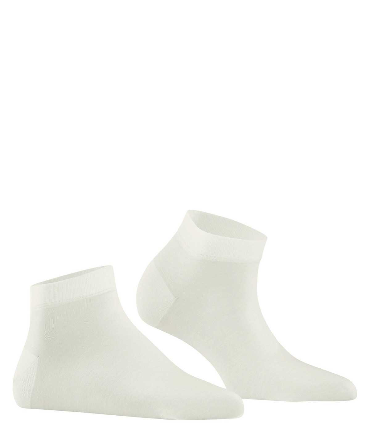 Calzini Donna Falke Fine Softness 50 DEN Sneaker socks Bianche | YNKH70845