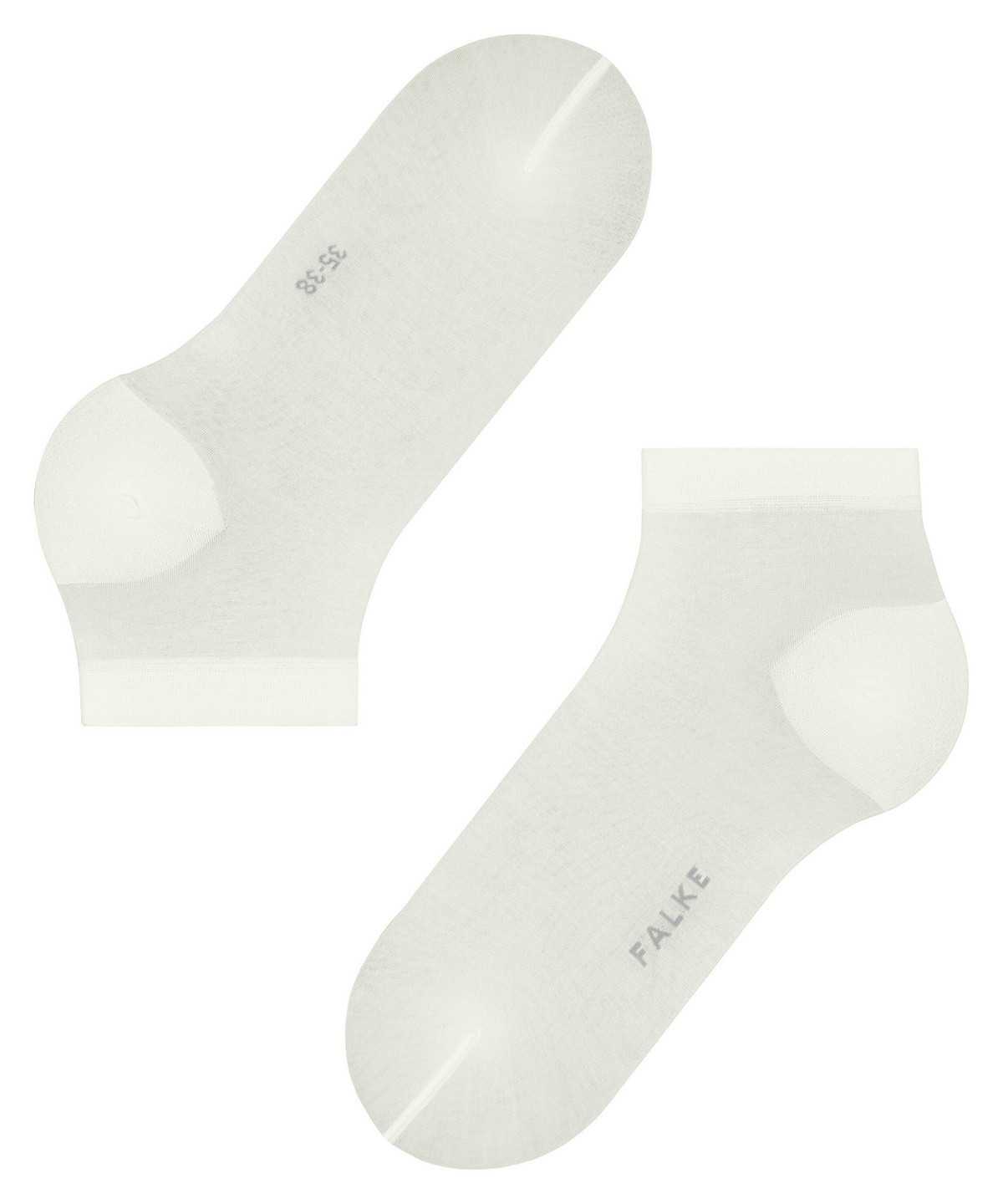 Calzini Donna Falke Fine Softness 50 DEN Sneaker socks Bianche | YNKH70845