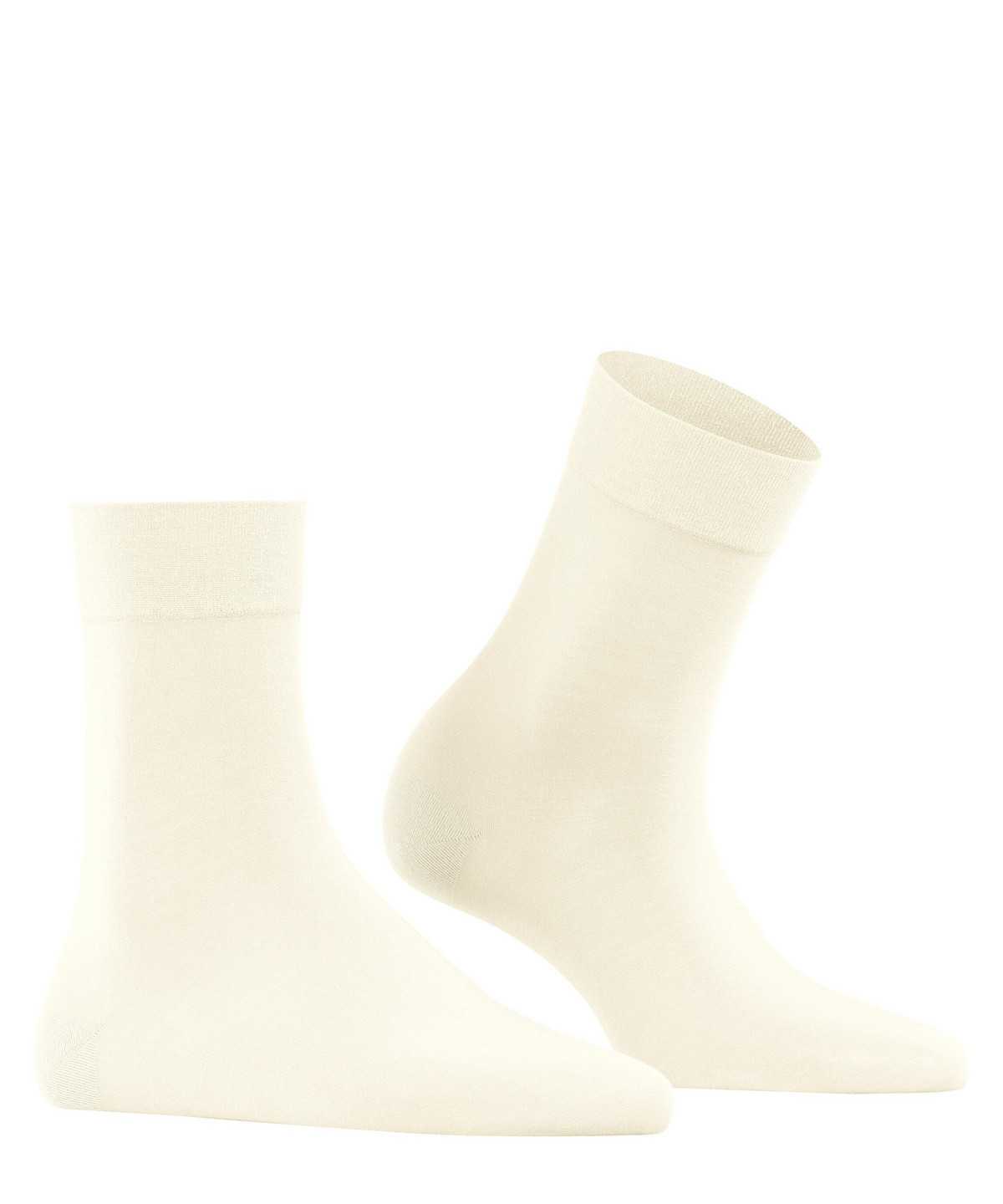 Calzini Donna Falke Fine Softness 50 DEN Socks Bianche | HGUZ96485