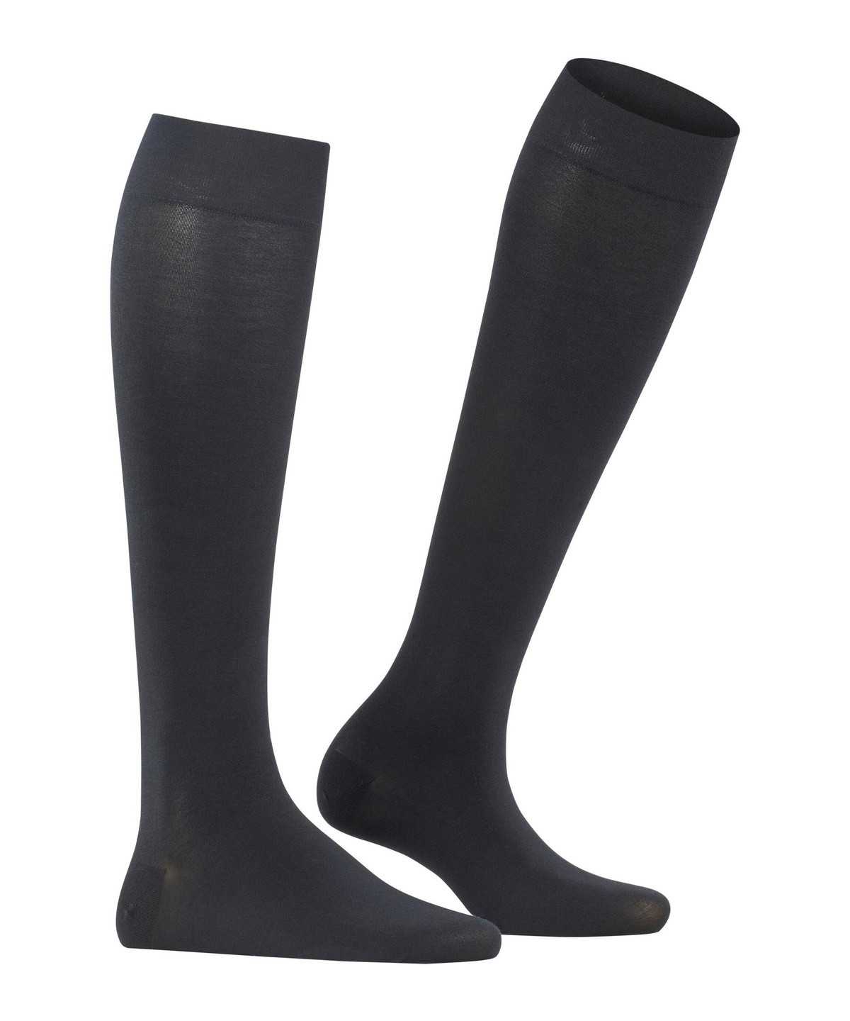 Calzini Donna Falke Fine Softness 50 DEN Knee-high Socks Nere | KRSI70453