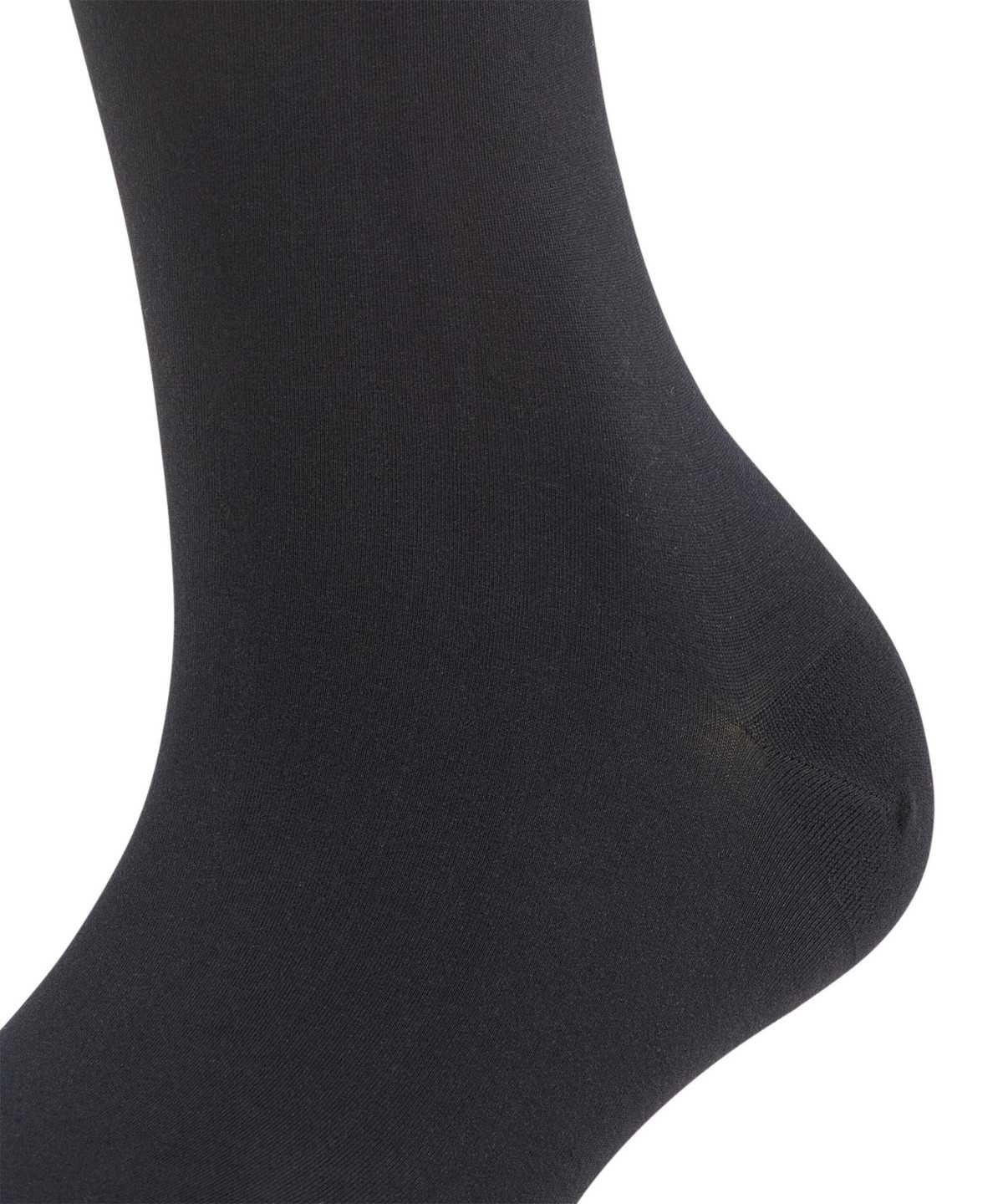 Calzini Donna Falke Fine Softness 50 DEN Knee-high Socks Nere | KRSI70453