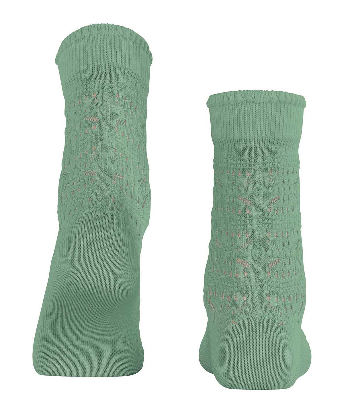 Calzini Donna Falke Granny Square Socks Verdi | MBHQ79043