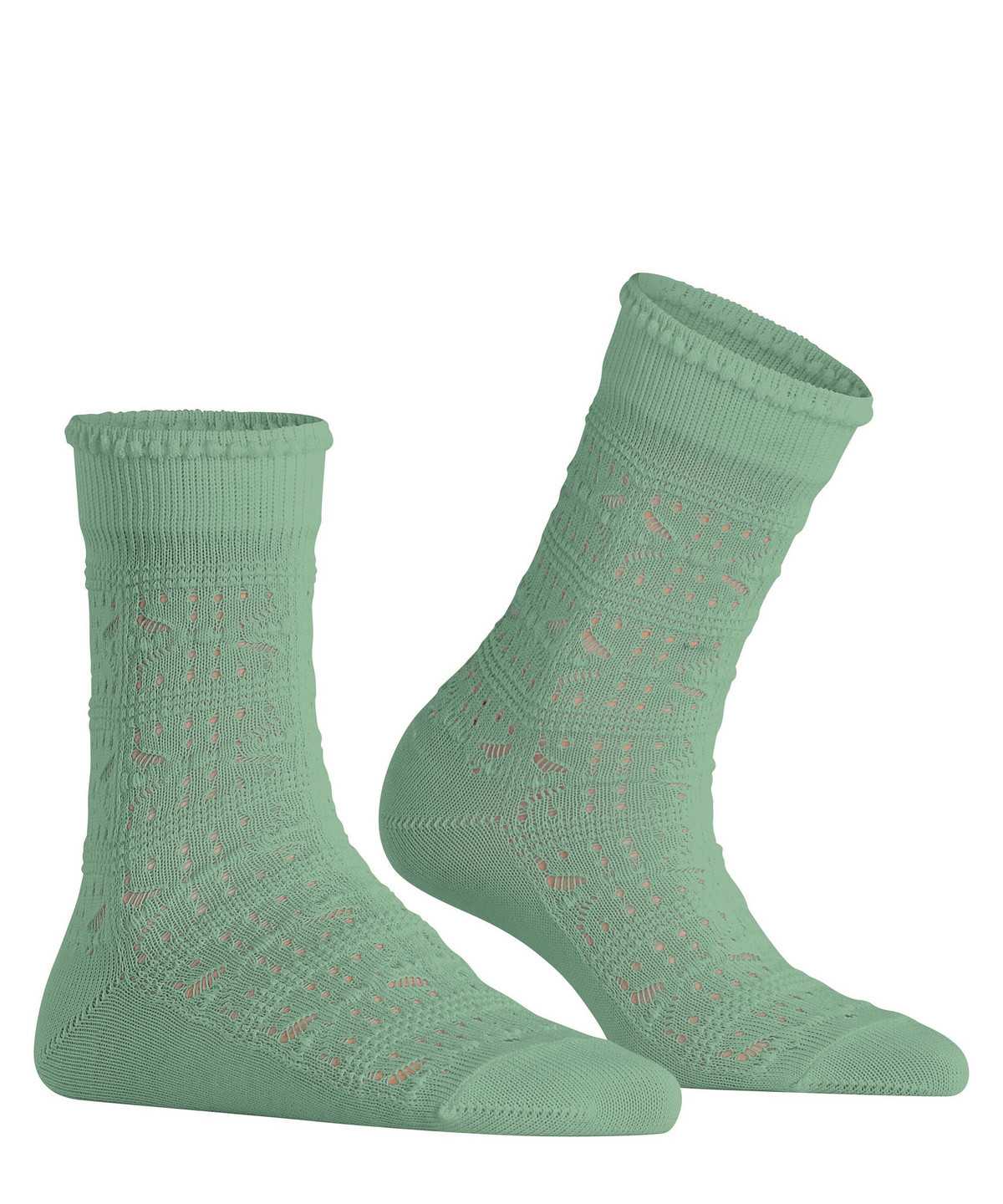 Calzini Donna Falke Granny Square Socks Verdi | MBHQ79043