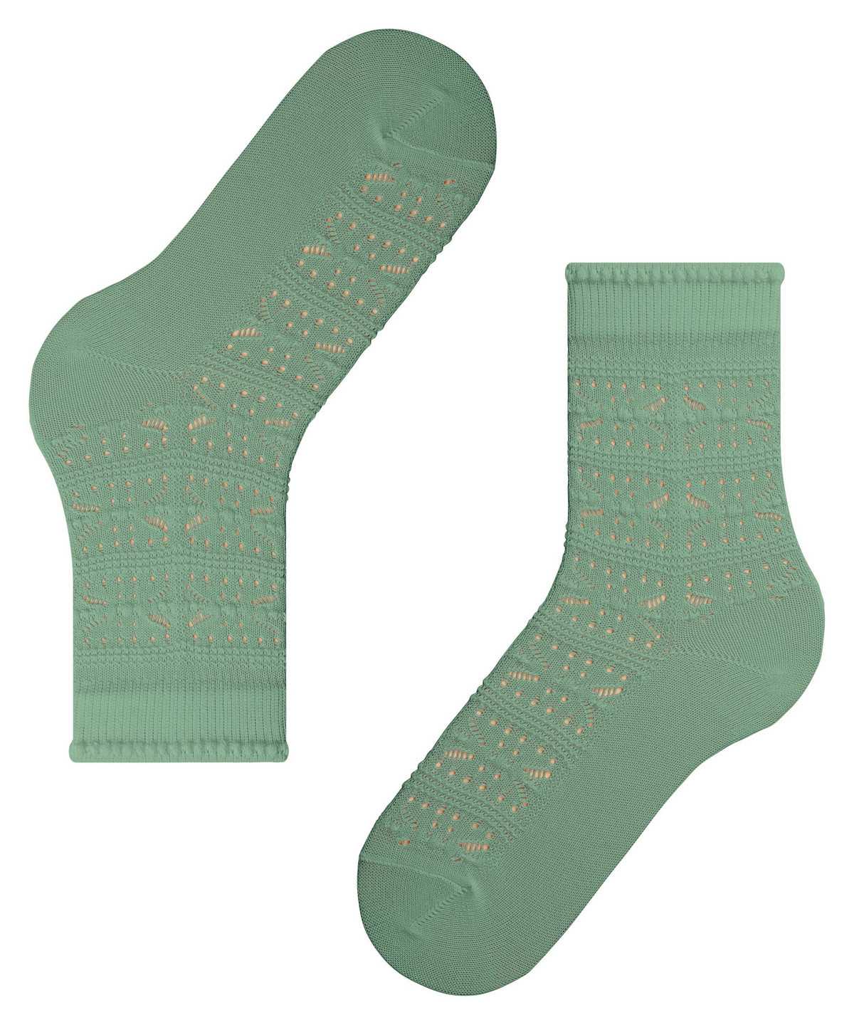 Calzini Donna Falke Granny Square Socks Verdi | MBHQ79043