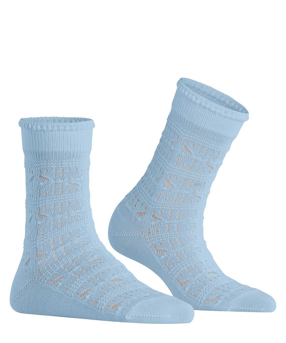 Calzini Donna Falke Granny Square Socks Blu | WPCA01653