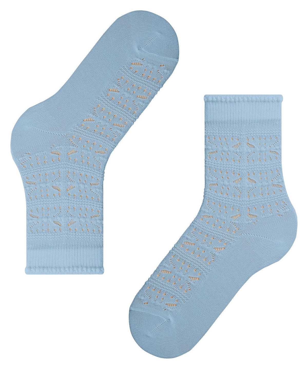 Calzini Donna Falke Granny Square Socks Blu | WPCA01653