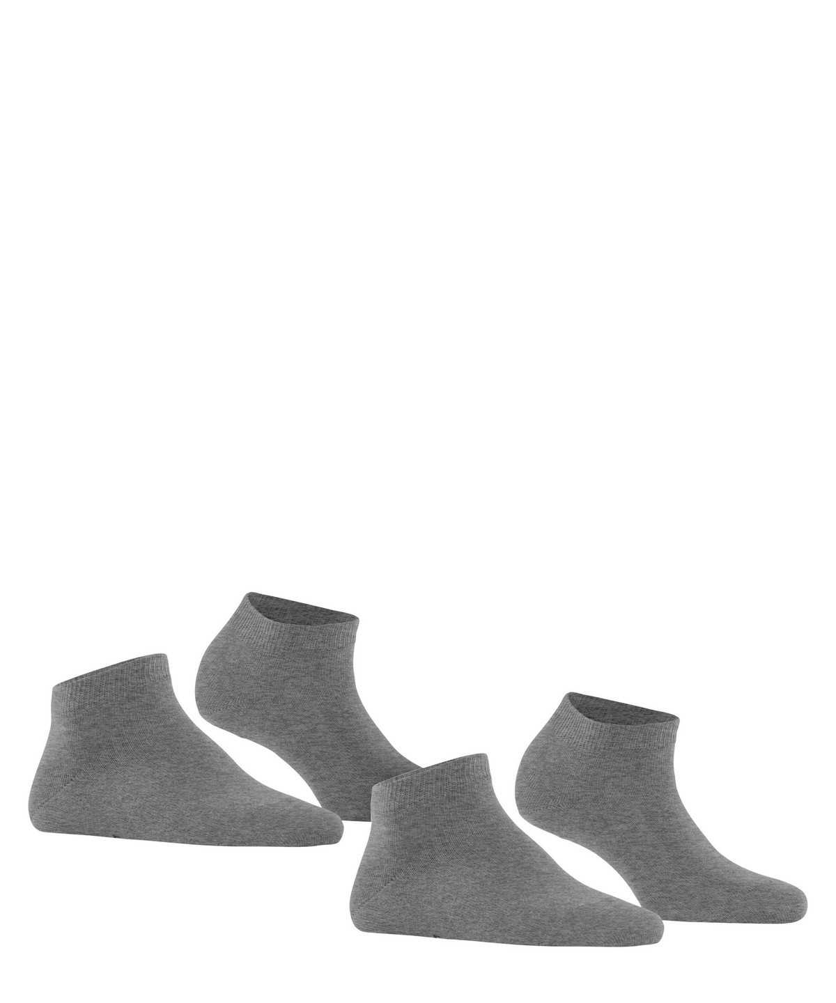 Calzini Donna Falke Happy 2-Pack Sneaker socks Grigie | LMAU36214