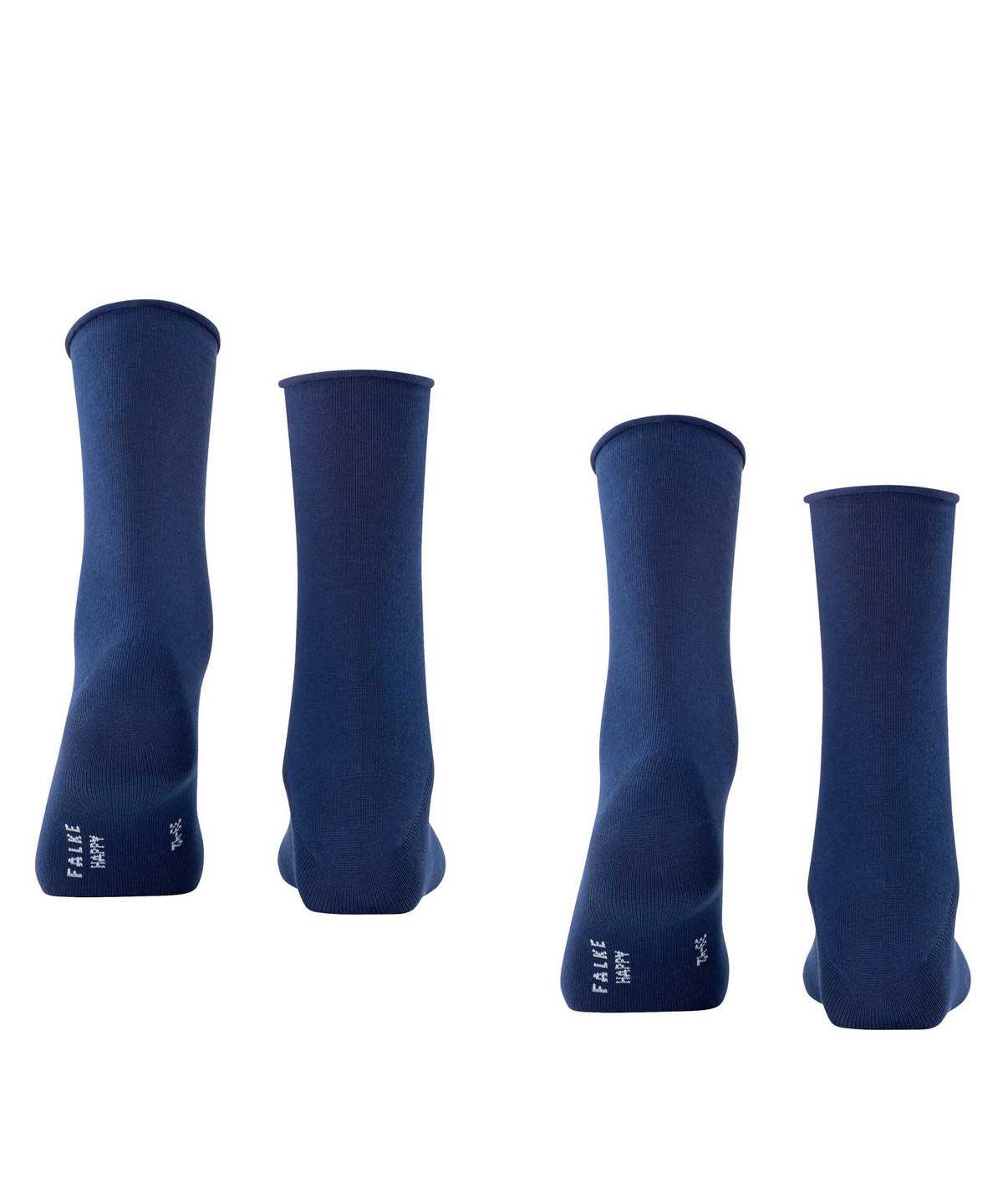 Calzini Donna Falke Happy 2-Pack Socks Blu | RNZM86531