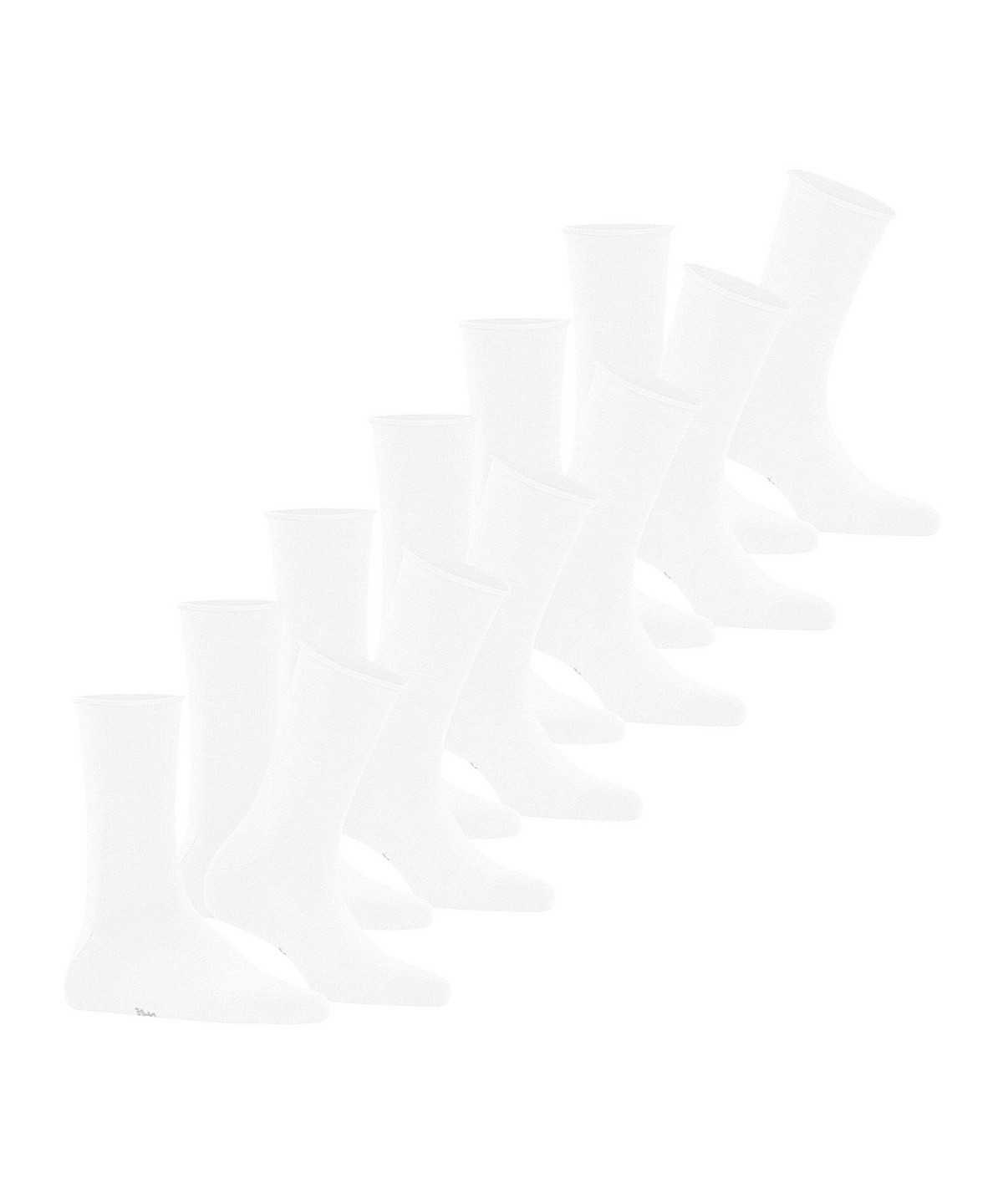 Calzini Donna Falke Happy 6-Pack Socks Bianche | WKBL21403