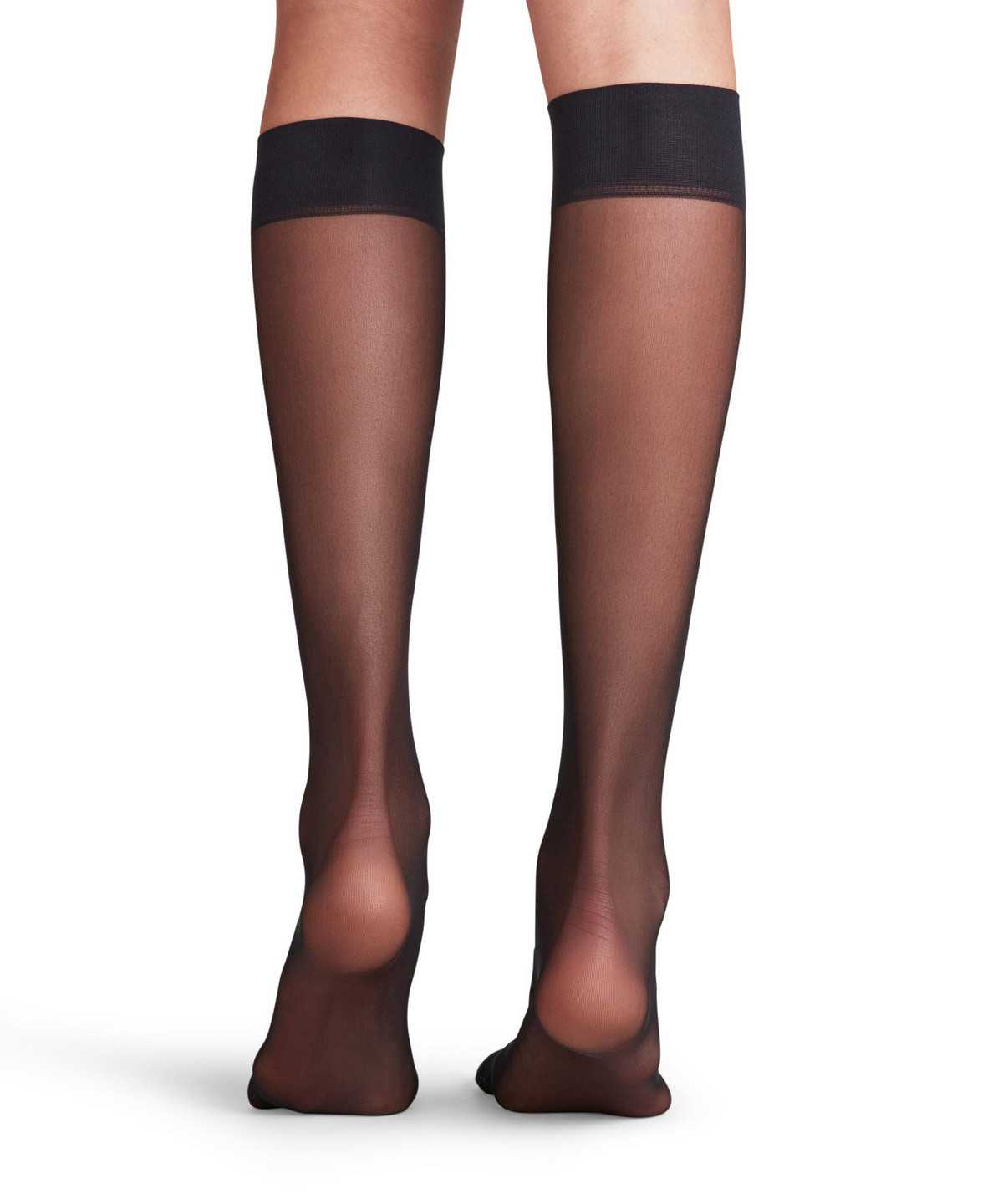 Calzini Donna Falke Matt Deluxe 20 DEN Knee-high Socks Nere | HOJP76813