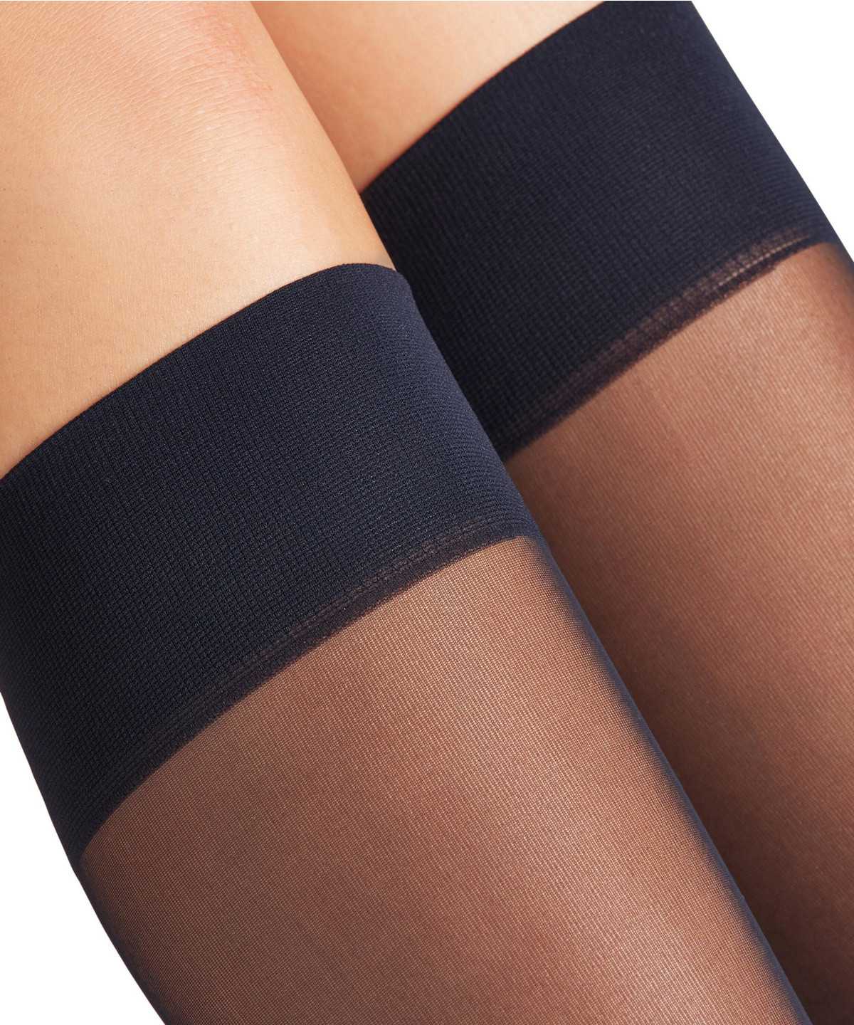 Calzini Donna Falke Matt Deluxe 20 DEN Knee-high Socks Blu | GVUT68530