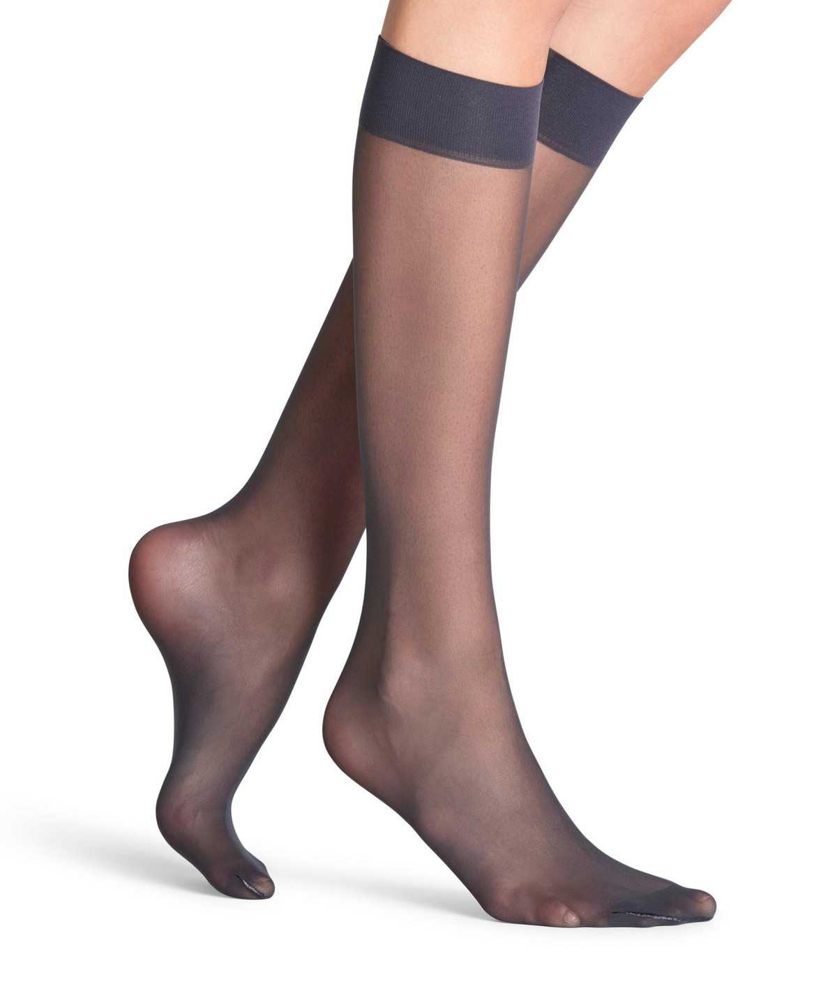 Calzini Donna Falke Matt Deluxe 20 DEN Knee-high Socks Grigie | LZRA91043