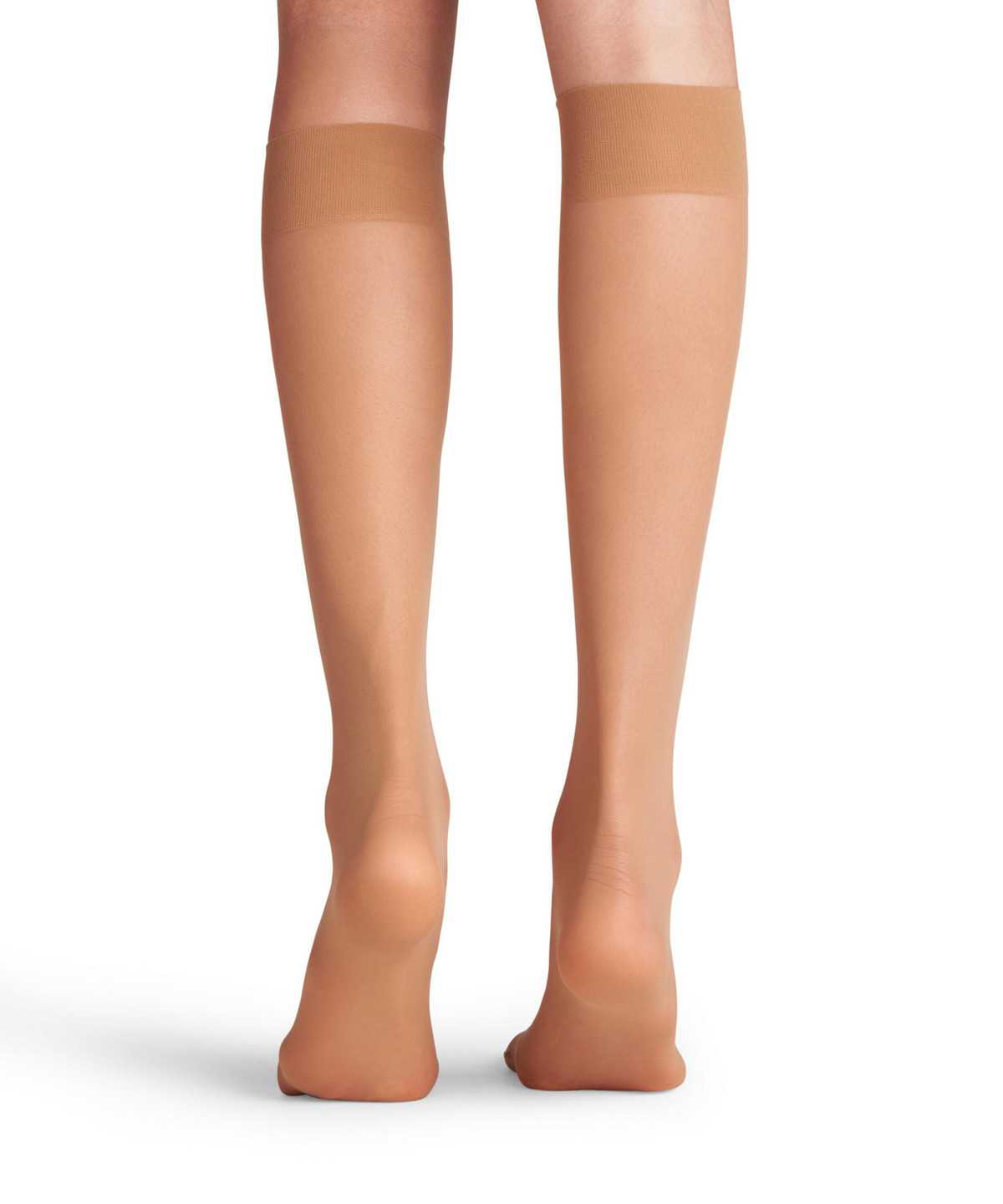 Calzini Donna Falke Matt Deluxe 20 DEN Knee-high Socks Marroni | PLUQ09328