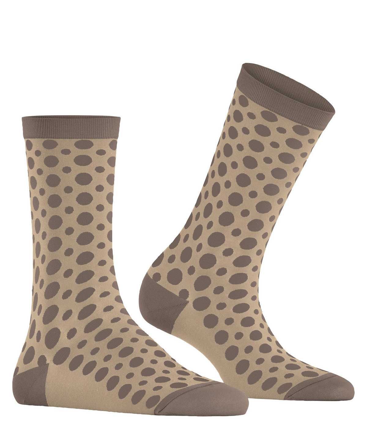 Calzini Donna Falke Mirage Dot Socks Beige | ODJT01465