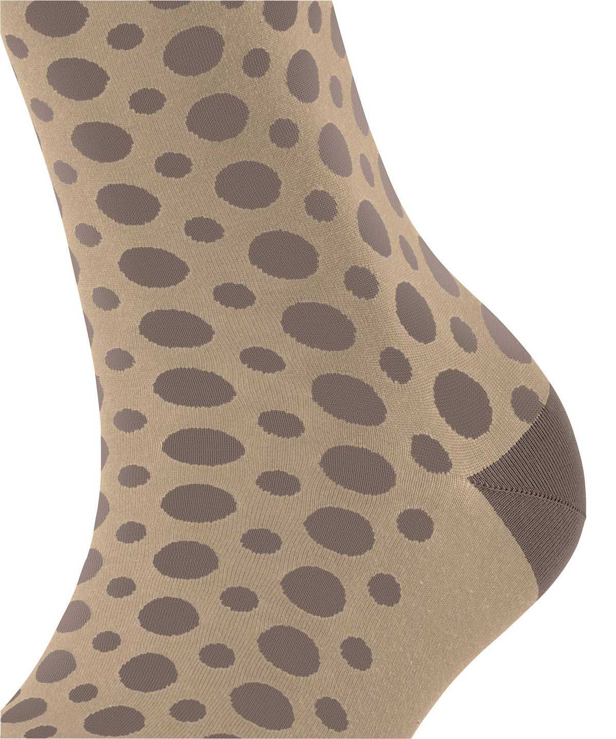 Calzini Donna Falke Mirage Dot Socks Beige | ODJT01465