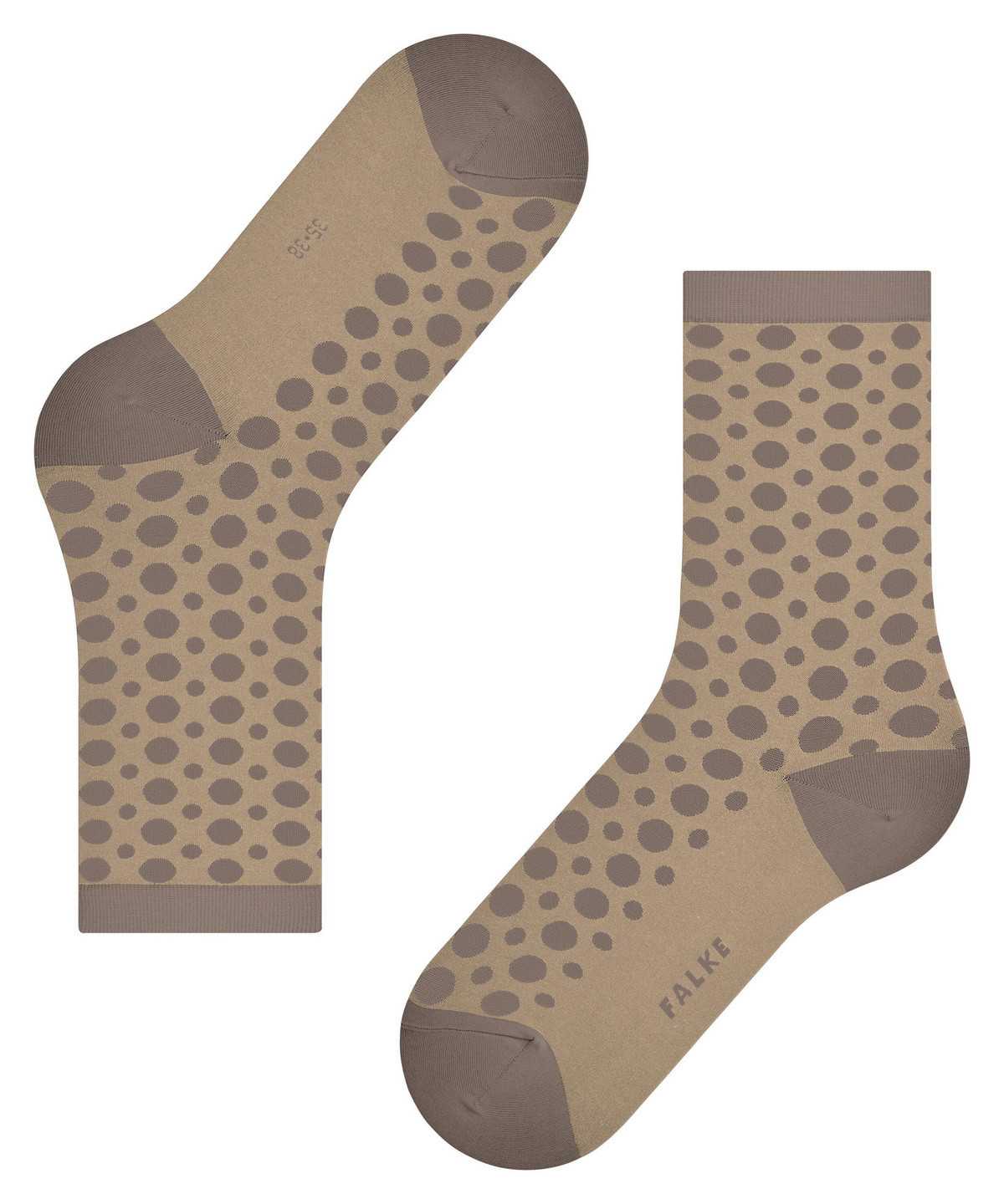 Calzini Donna Falke Mirage Dot Socks Beige | ODJT01465