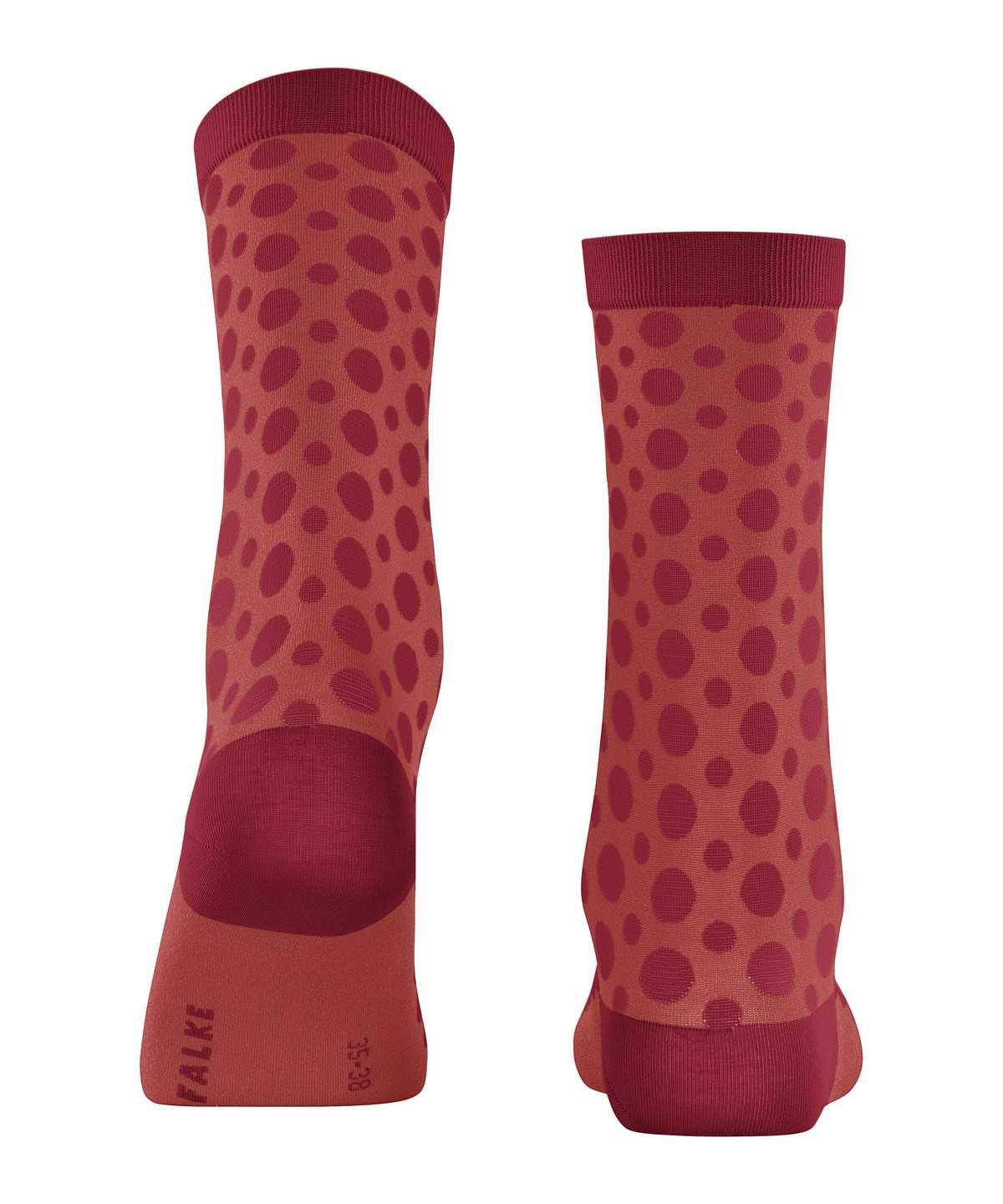 Calzini Donna Falke Mirage Dot Socks Rosse | YVBK64851