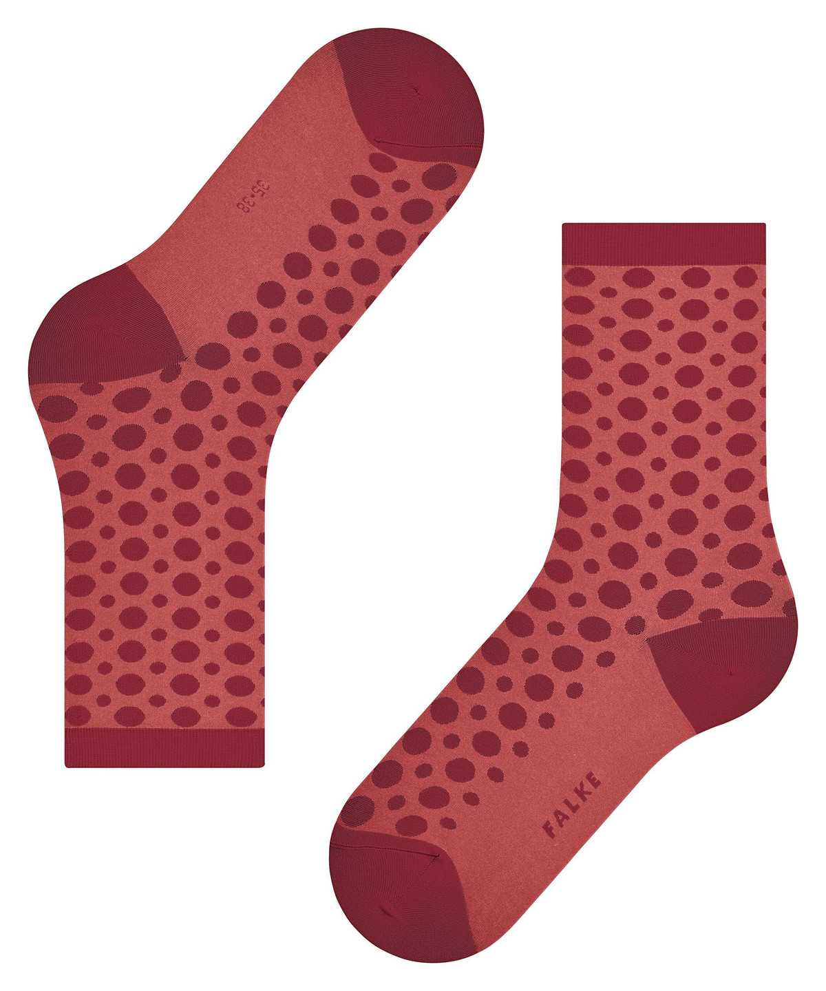 Calzini Donna Falke Mirage Dot Socks Rosse | YVBK64851