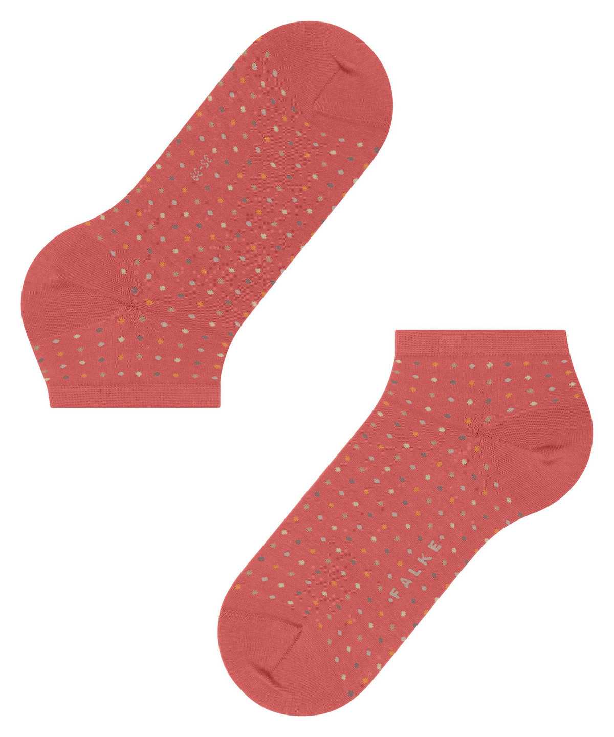 Calzini Donna Falke Multispot Sneaker socks Rosse | YRJC64820